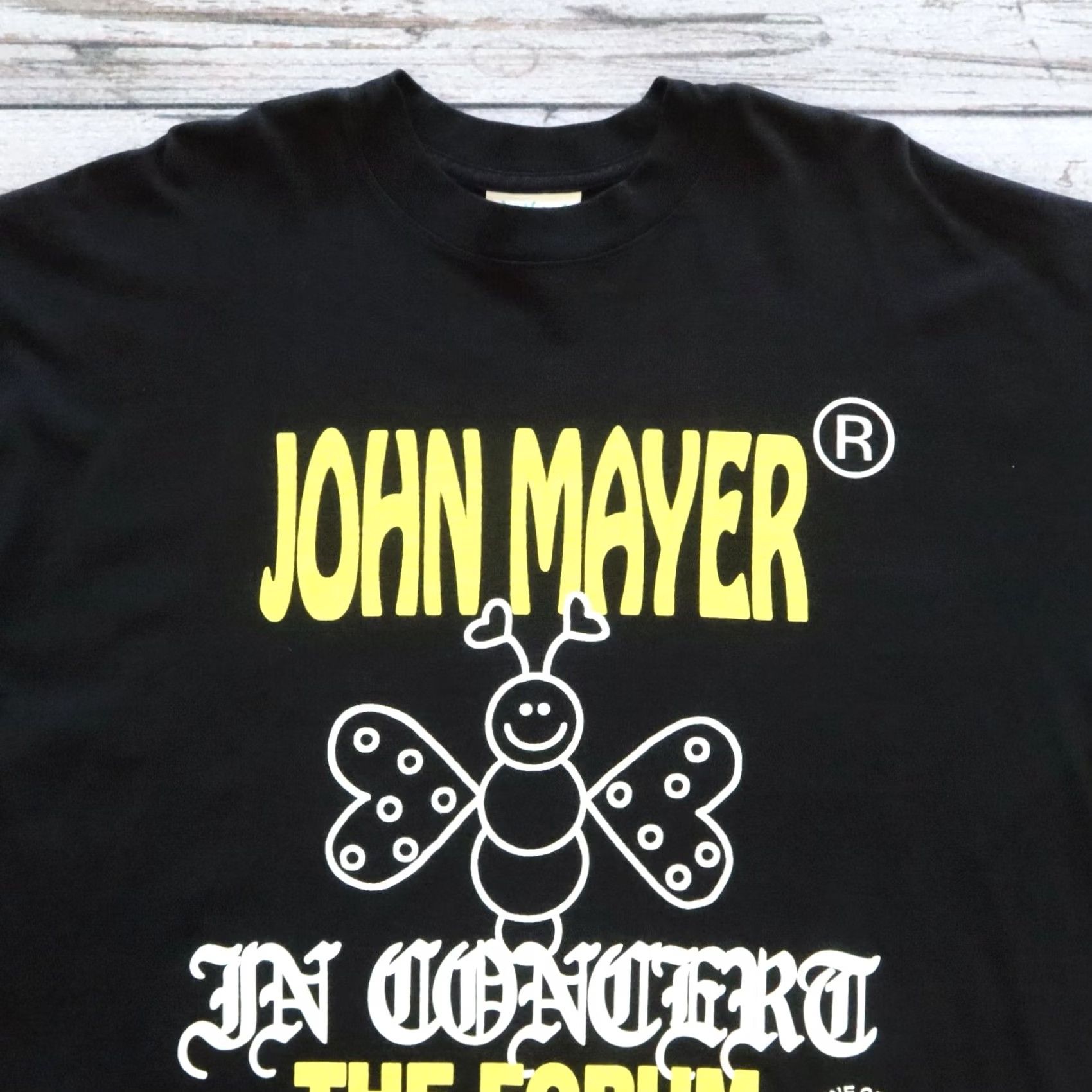 Online Ceramics Online Ceramics John Mayer In Concert The Forum Merch Tee Tshirt XL Black Mens Shirt Size US XL / EU 56 / 4 - 2 Thumbnail