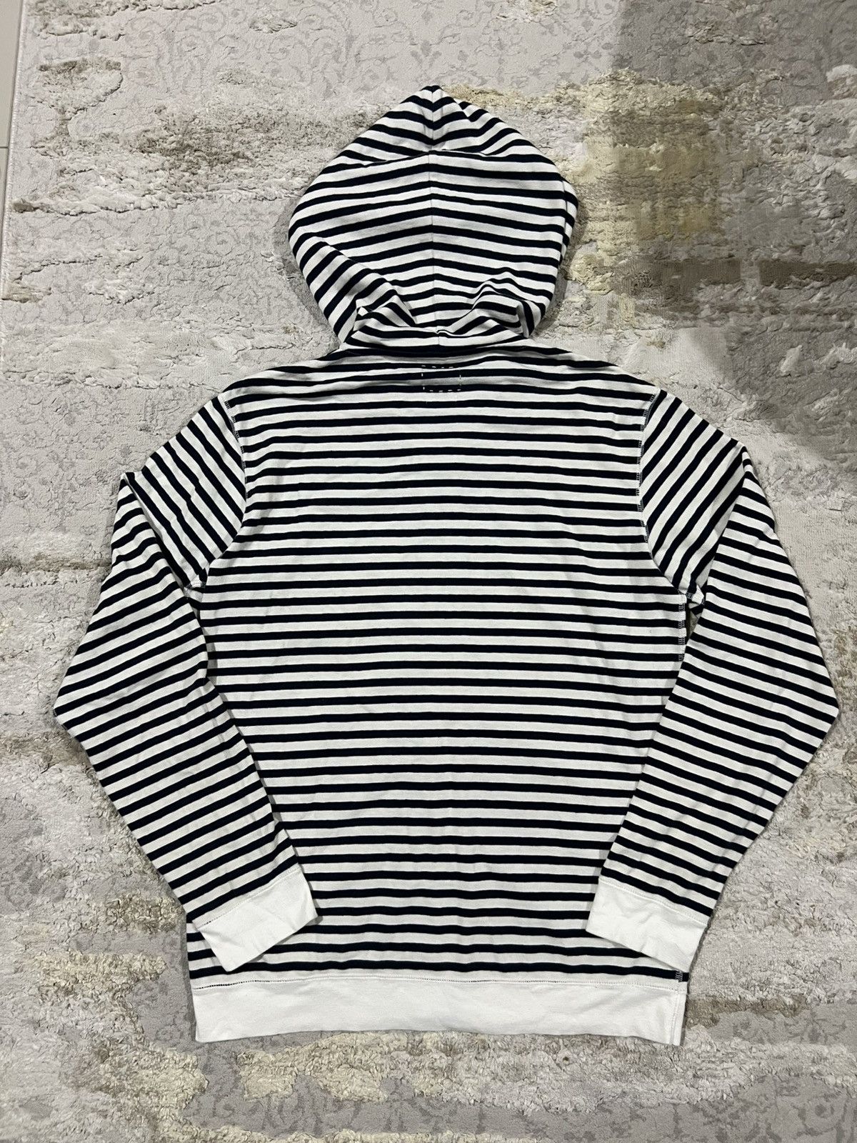 Visvim AW08 Visvim Cubism Rockabilly Stripe Western Full Zip Hoodie Size US L / EU 52-54 / 3 - 7 Thumbnail