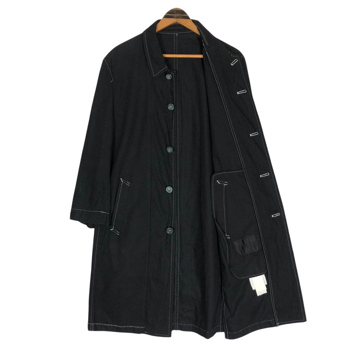 Comme des Garcons Homme Comme Des Garcons Homme S/S 1998 Rope Stitching Car Coat Size US M / EU 48-50 / 2 - 11 Thumbnail
