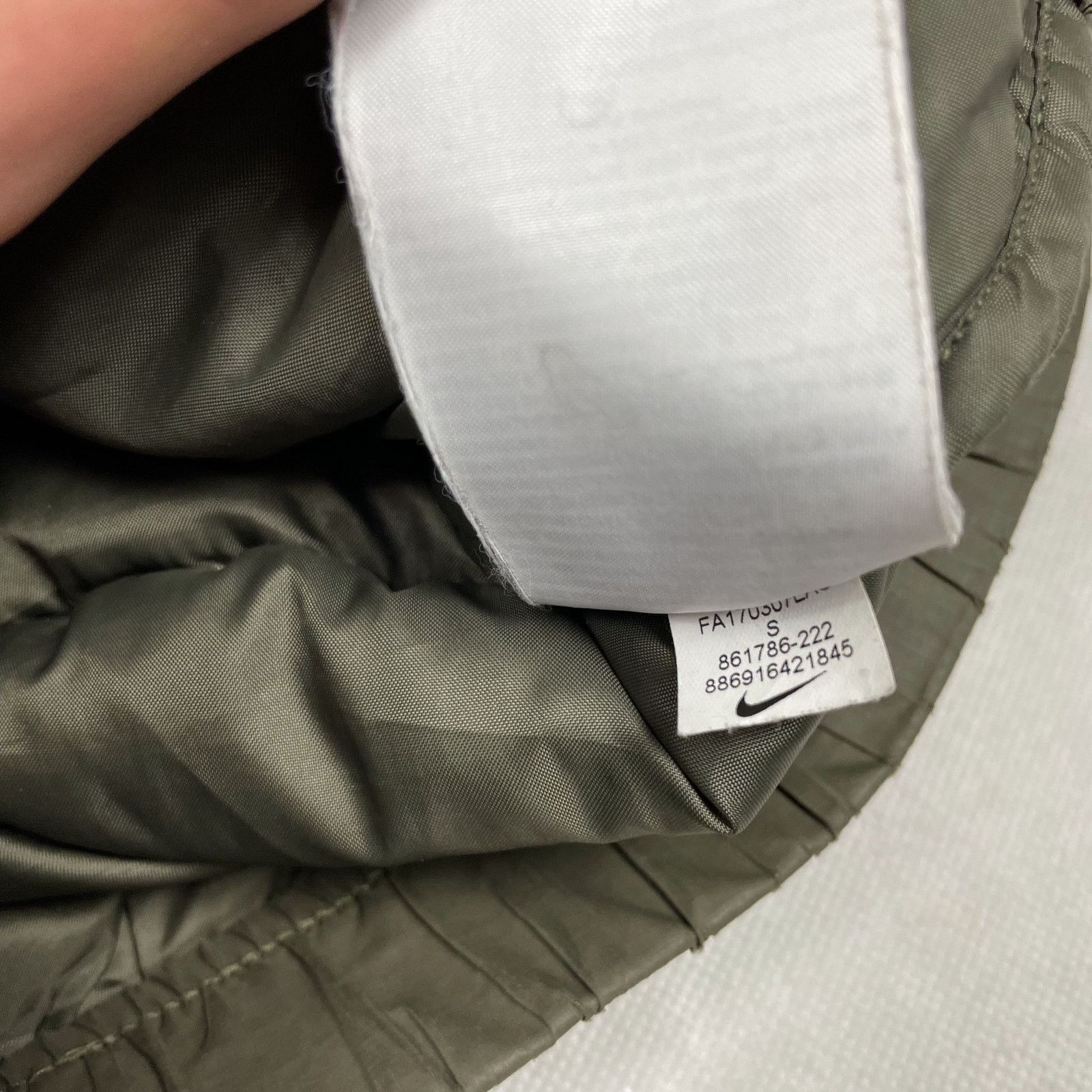Nike Nike Sportswear Men Olive Green Full Zip Puffer Jacket Small Size US S / EU 44-46 / 1 - 9 Thumbnail