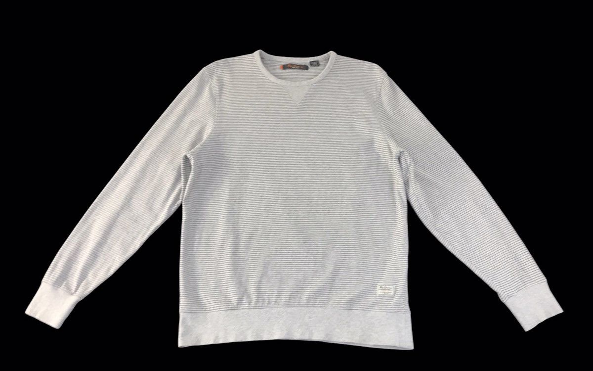 Ben Sherman × Vintage Vintage Sweatshirt Ben Sherman Design Striped Style Size US M / EU 48-50 / 2 - 1 Thumbnail