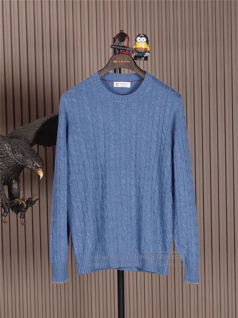 Brunello Cucinelli Brunello Cucinelli Men's Fall/Winter Double-plied Twisted Size US L / EU 52-54 / 3 - 1 Thumbnail