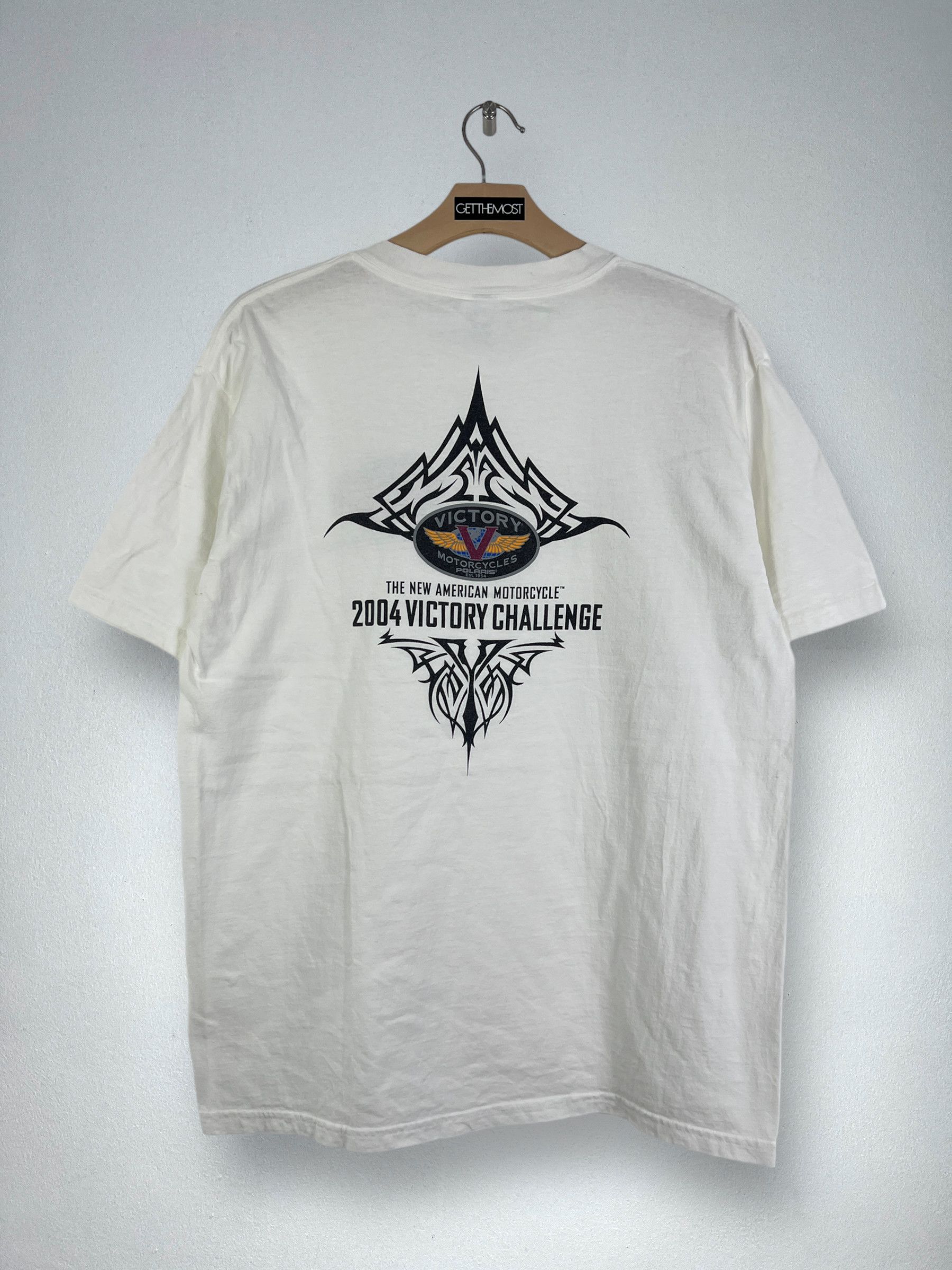 Vintage No.4578 Vintage The New American Motorcycle Promo Tee (L) Size US L / EU 52-54 / 3 - 1 Thumbnail