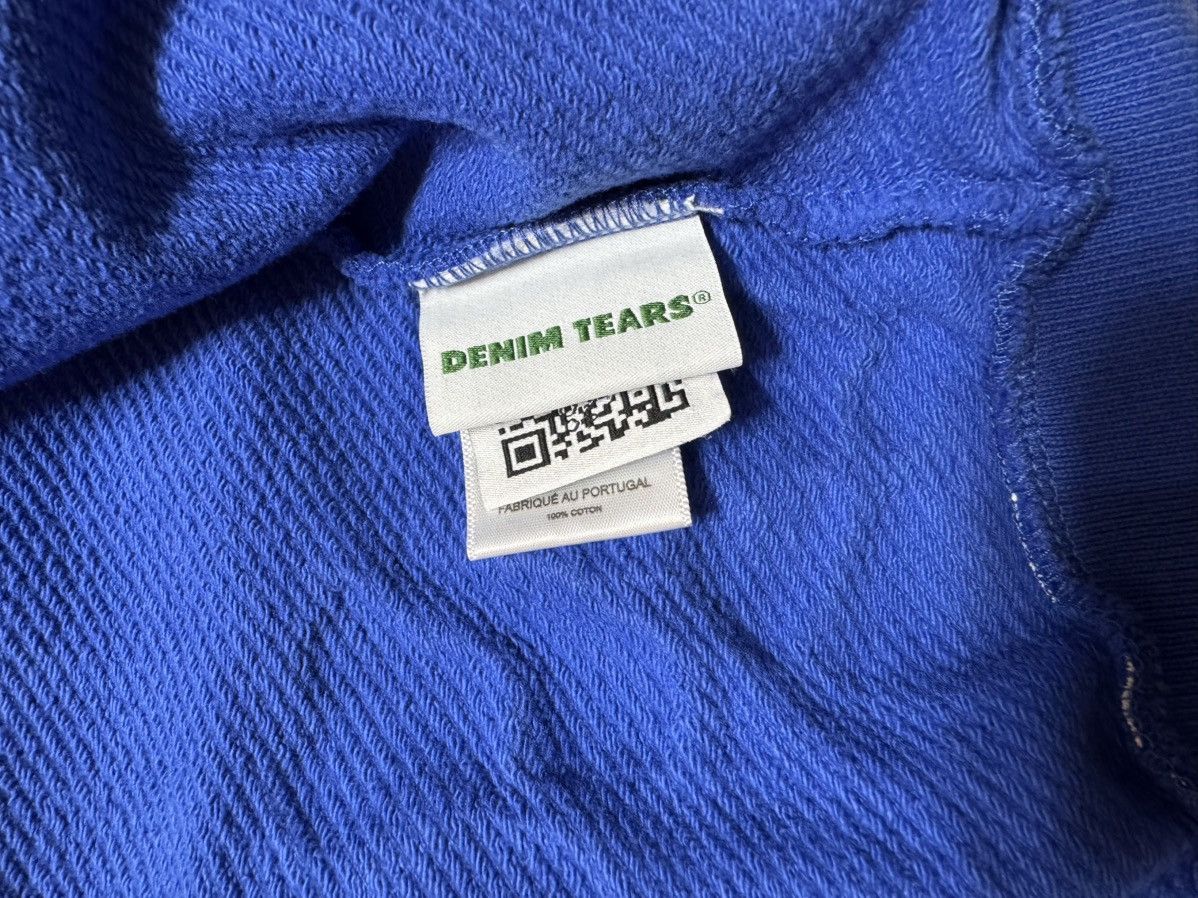 DENIM TEARS DENIM TEARS Royal Blue Cotton Wreath Zip Up - Size XS Size US XS / EU 42 / 0 - 8 Thumbnail