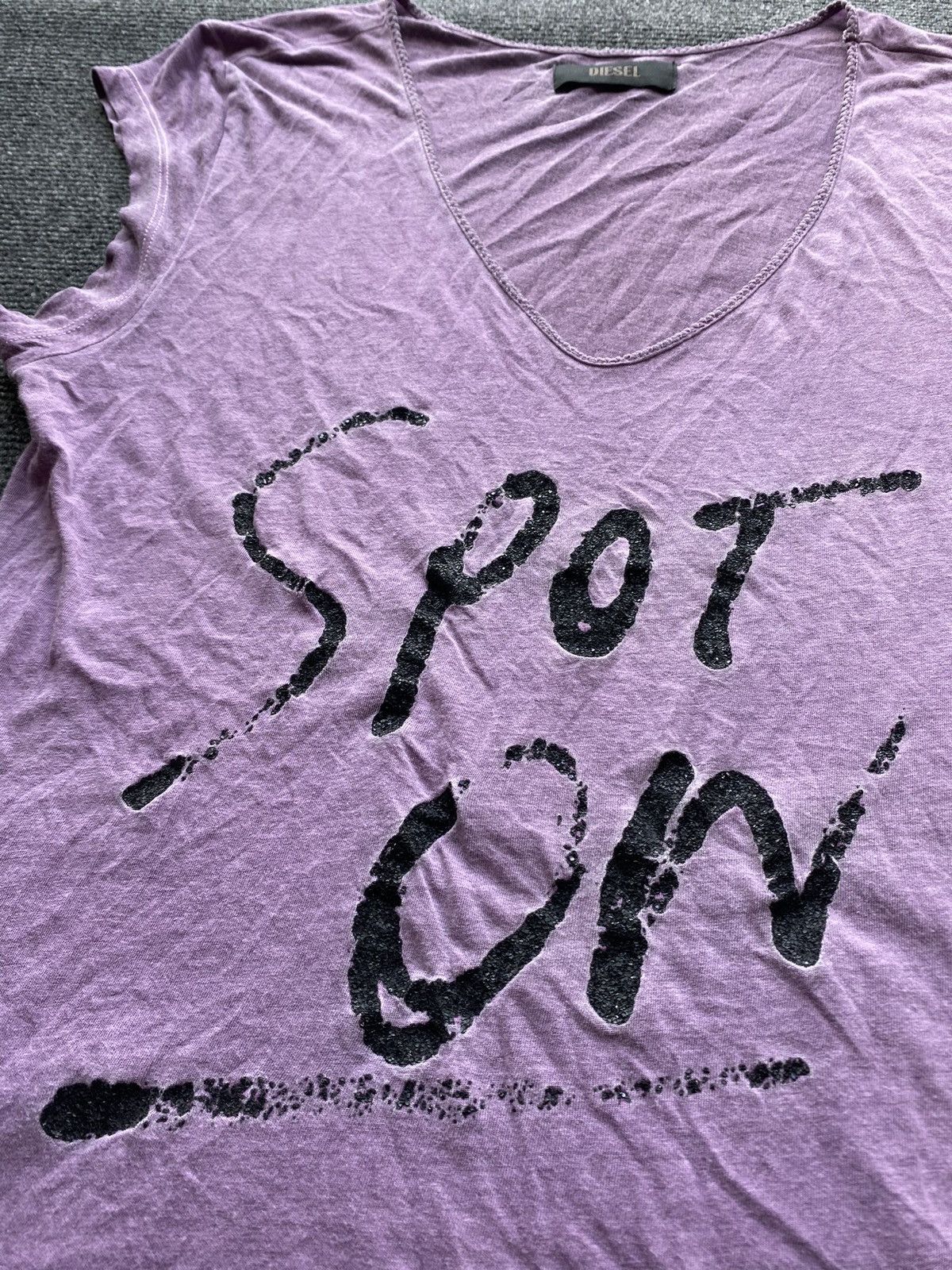 Diesel 🔥Opium Punk Gothic Diesel Womens Pink top rare alt goth m Size M / US 6-8 / IT 42-44 - 2 Thumbnail