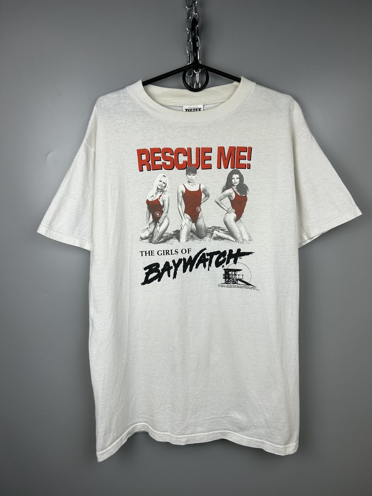Vintage Vintage 90s Baywatch Tv Serie Caroline Holden T shirt Size US L / EU 52-54 / 3 - 1 Thumbnail