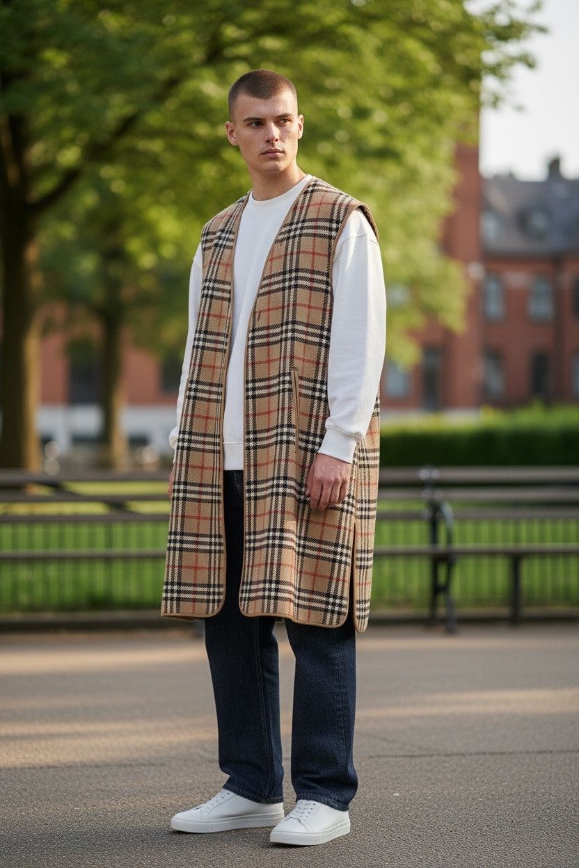 Burberry Burberry vintage 90s wool vest/trenchcoat lining add-on Size US L / EU 52-54 / 3 - 1 Thumbnail