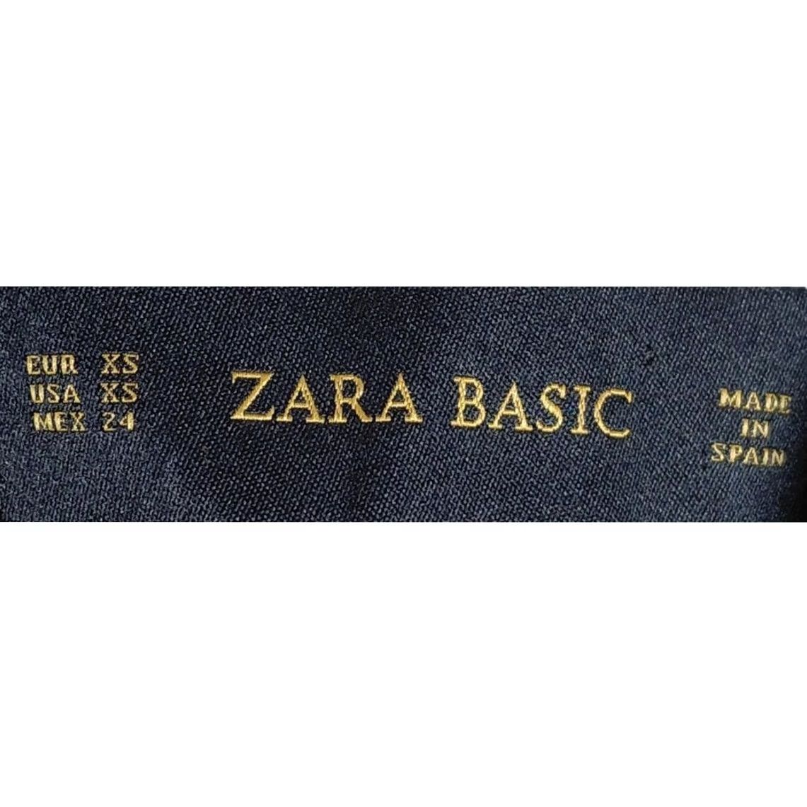 Zara Zara Basic Blazer Women XS Brown Knit Wool Blend Button Solid Casual Spring Fall Winter Sliver? Size XS / US 0-2 / IT 36-38 - 4 Thumbnail