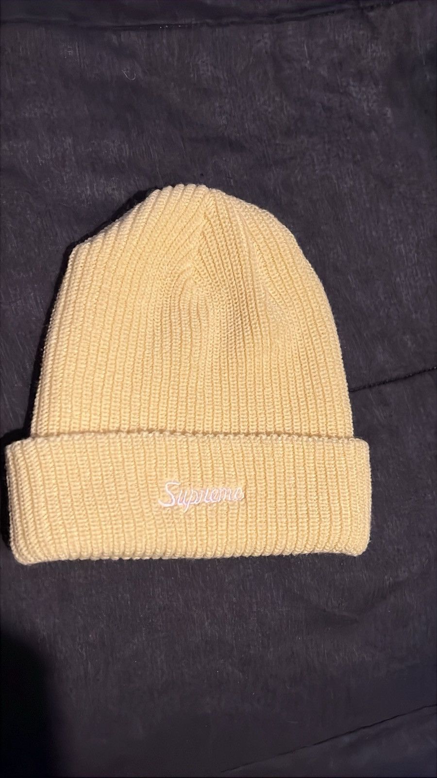 Supreme Supreme Overdyed Yellow Beanie Size ONE SIZE - 1 Thumbnail