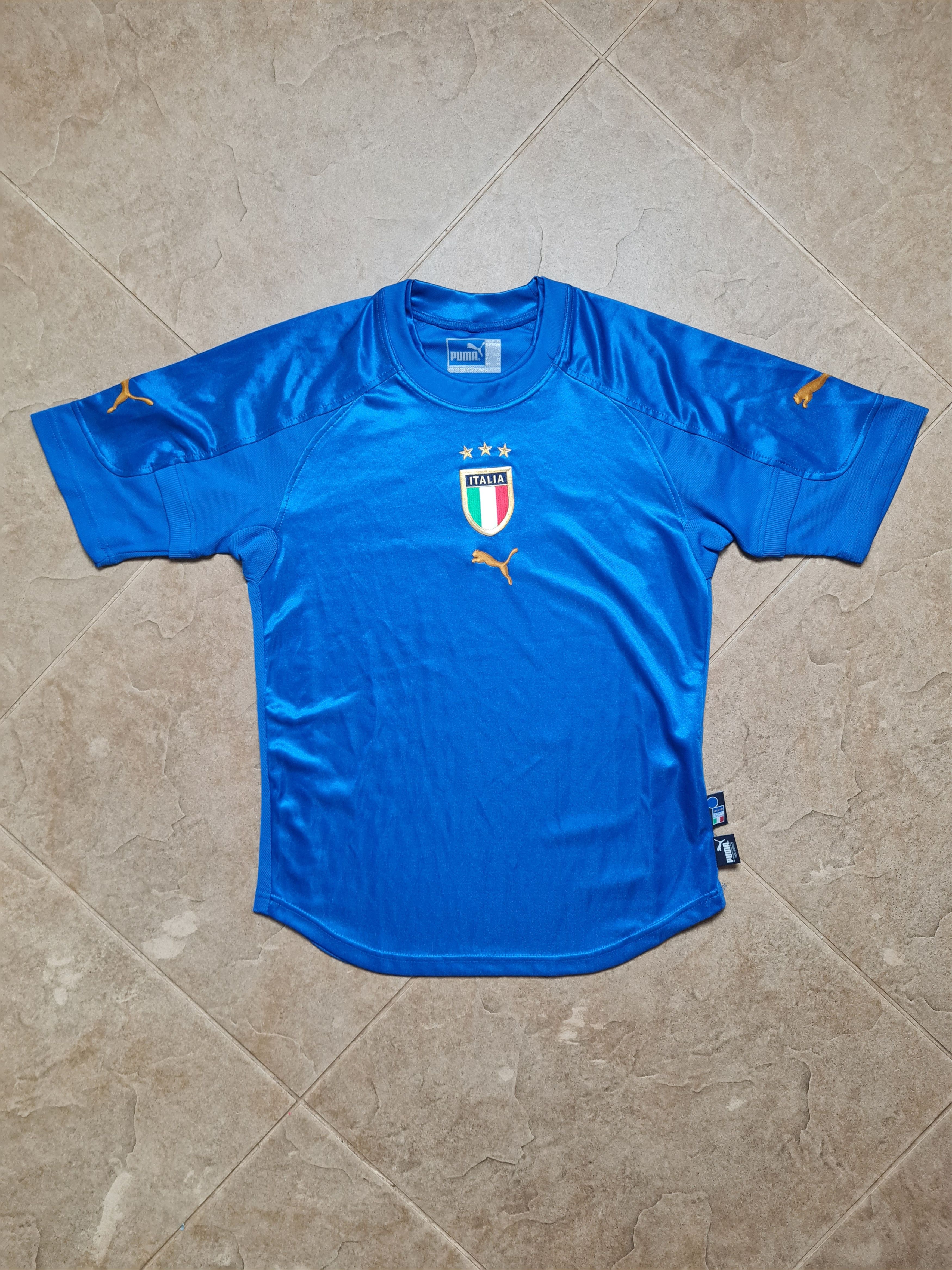 Puma Italy 2004-2006 Home Football Shirt PumaTrikot Maglia Size US XS / EU 42 / 0 - 1 Thumbnail