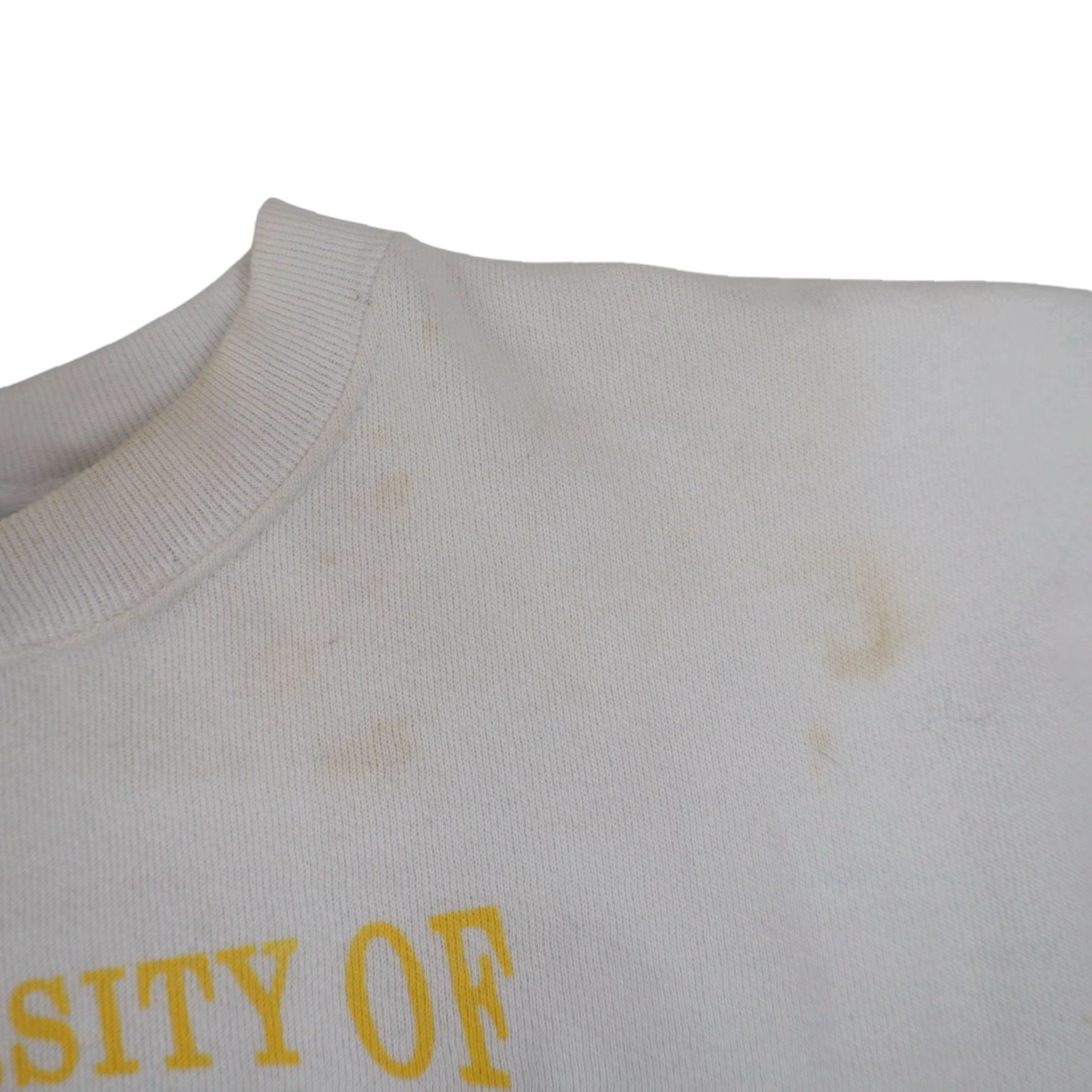 Vintage VINTAGE University of Oregon Ducks Graphic Sweatshirt Men L White Pullover Sweatshirt Regular 9/10 22"x26" Size US L / EU 52-54 / 3 - 5 Thumbnail