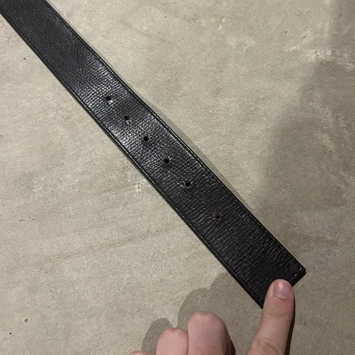 Designer × Louis Vuitton × Vintage Vintage Louis Vuitton LV Initials Monogram Leather Belt Rare Size ONE SIZE - 7 Thumbnail