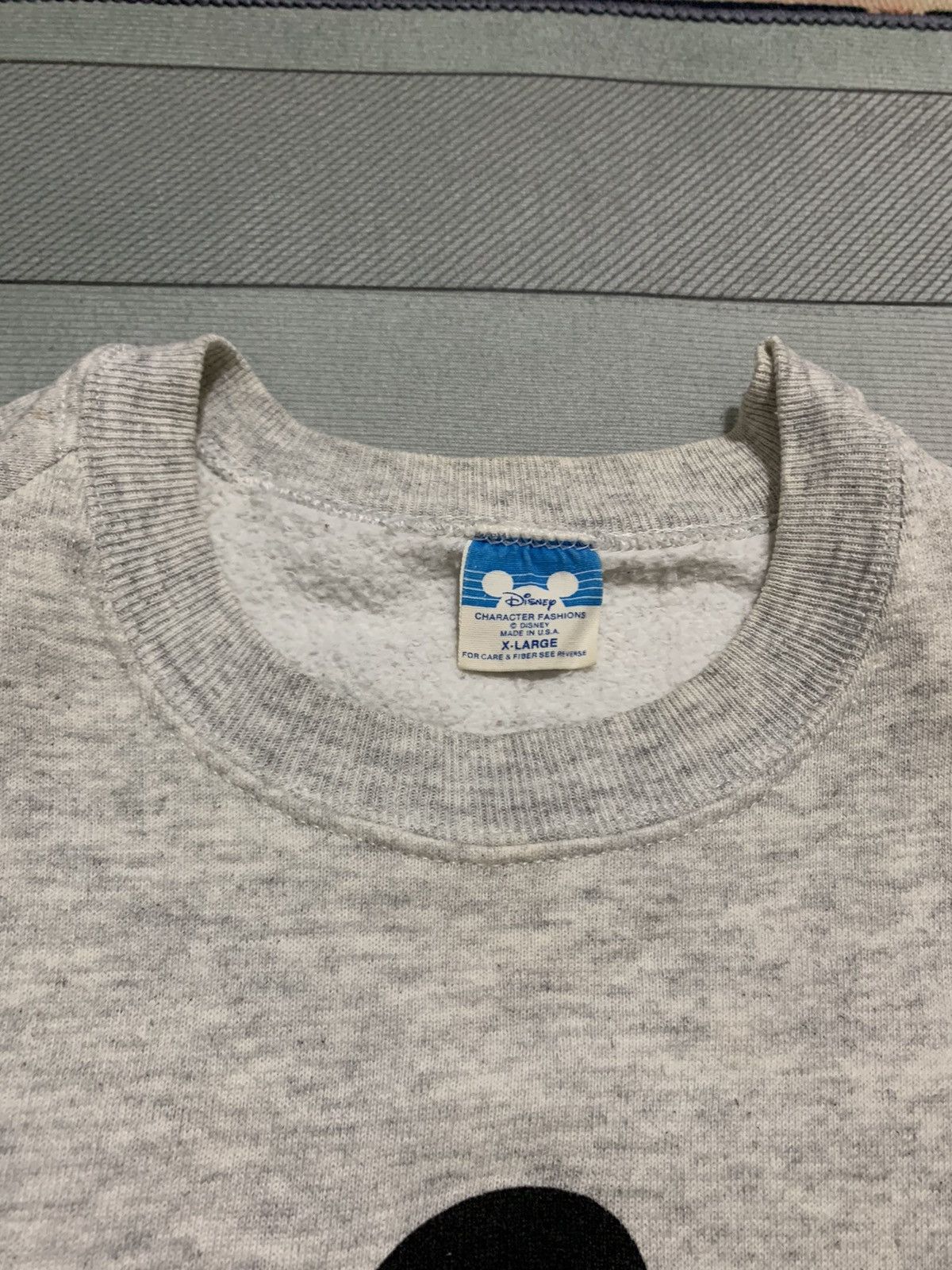 Disney × Mickey Mouse × Vintage Vintage Mickey Mouse Yellow Boot sweatshirt Size US XL / EU 56 / 4 - 7 Thumbnail