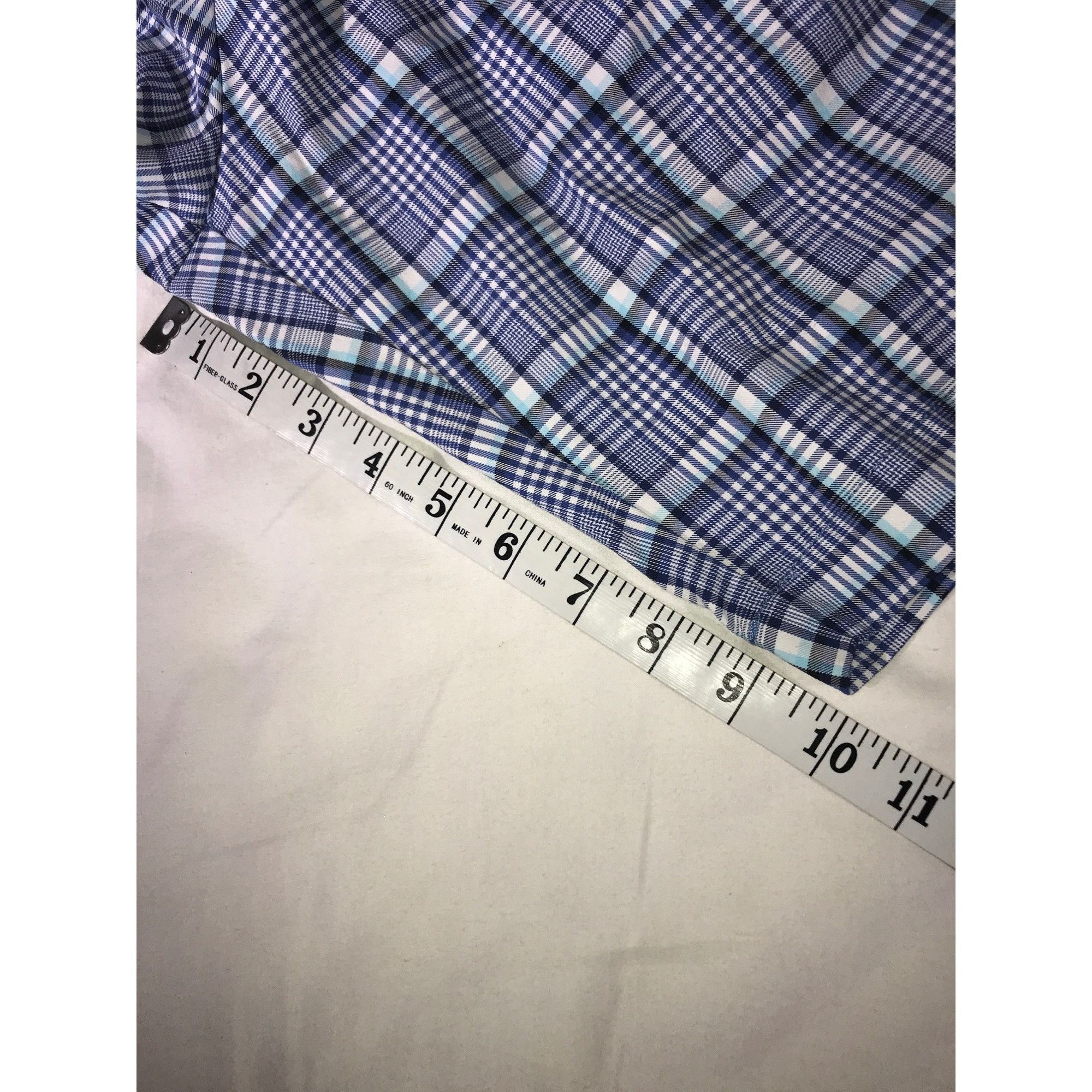 Tommy Bahama Tommy Bahama Men's Summer Blue Plaid Shorts Size US 35 - 6 Thumbnail