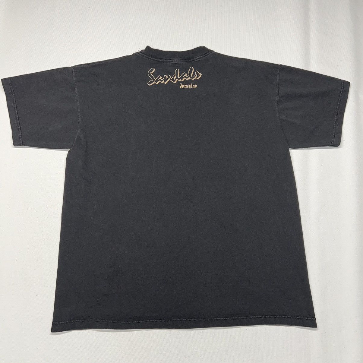 Vintage Sandals Tee Shirt Black Native Spirit Faded Graphic Y2K Size US XL / EU 56 / 4 - 8 Thumbnail