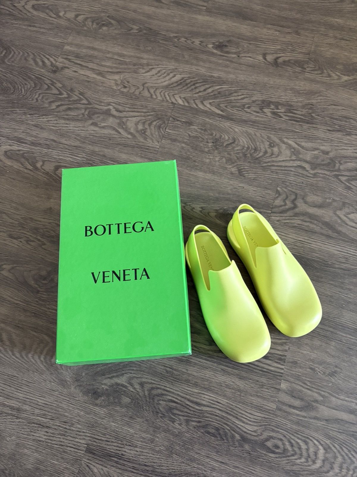 Bottega puddle slip ons