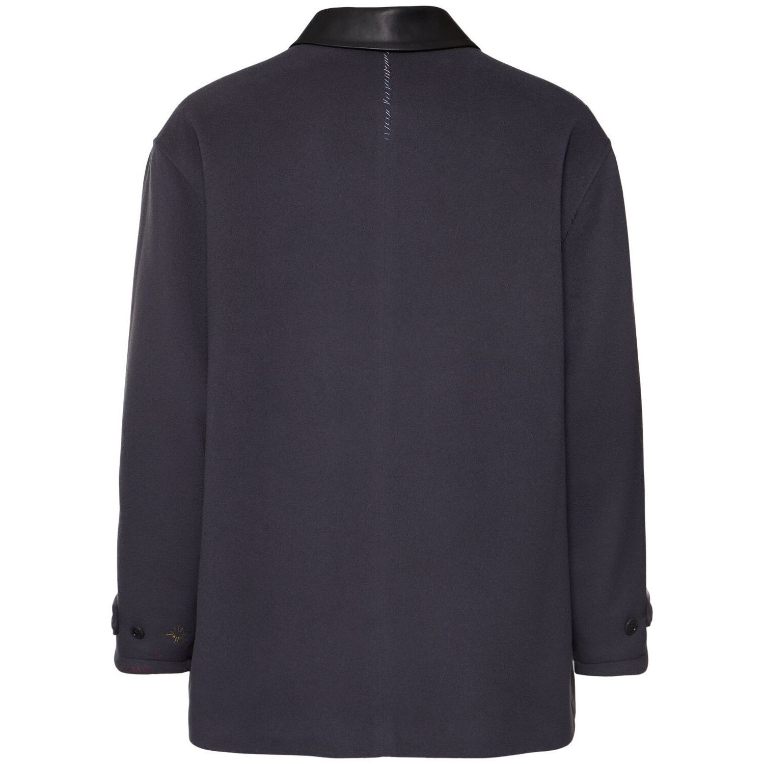 Marni MARNI Dark Ash Wool Parka Jacket New & Authentic (Men's size Size US L / EU 52-54 / 3 - 2 Thumbnail