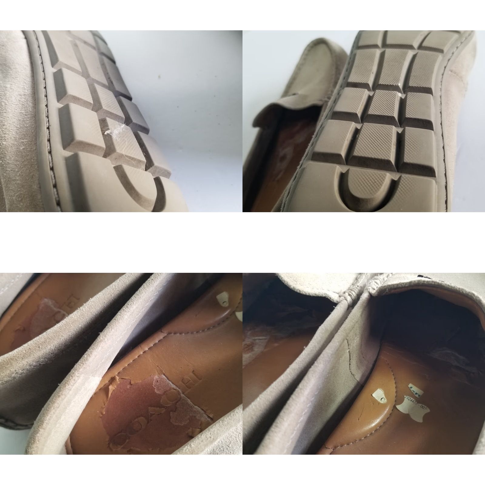 Coach Coach Mary Lock Up Driver Loafer Slip On Round Toe Suede Leather Gray Size 8.5 B Womens Casual Size US 9 / IT 39 - 9 Thumbnail