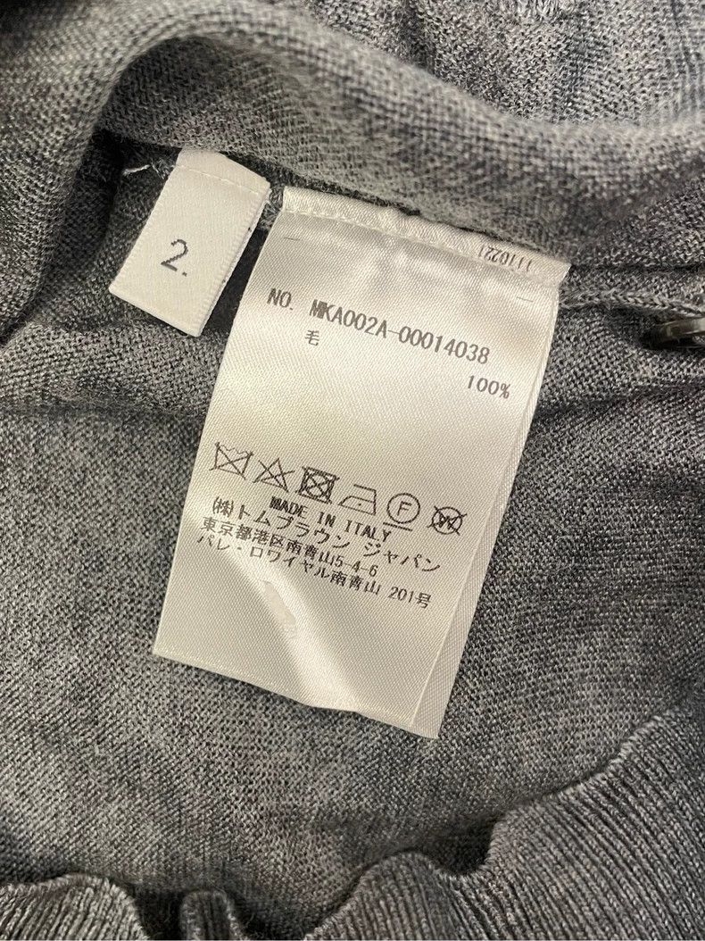 Thom Browne Thom Browne Round collar wool sweater Size US M / EU 48-50 / 2 - 6 Thumbnail