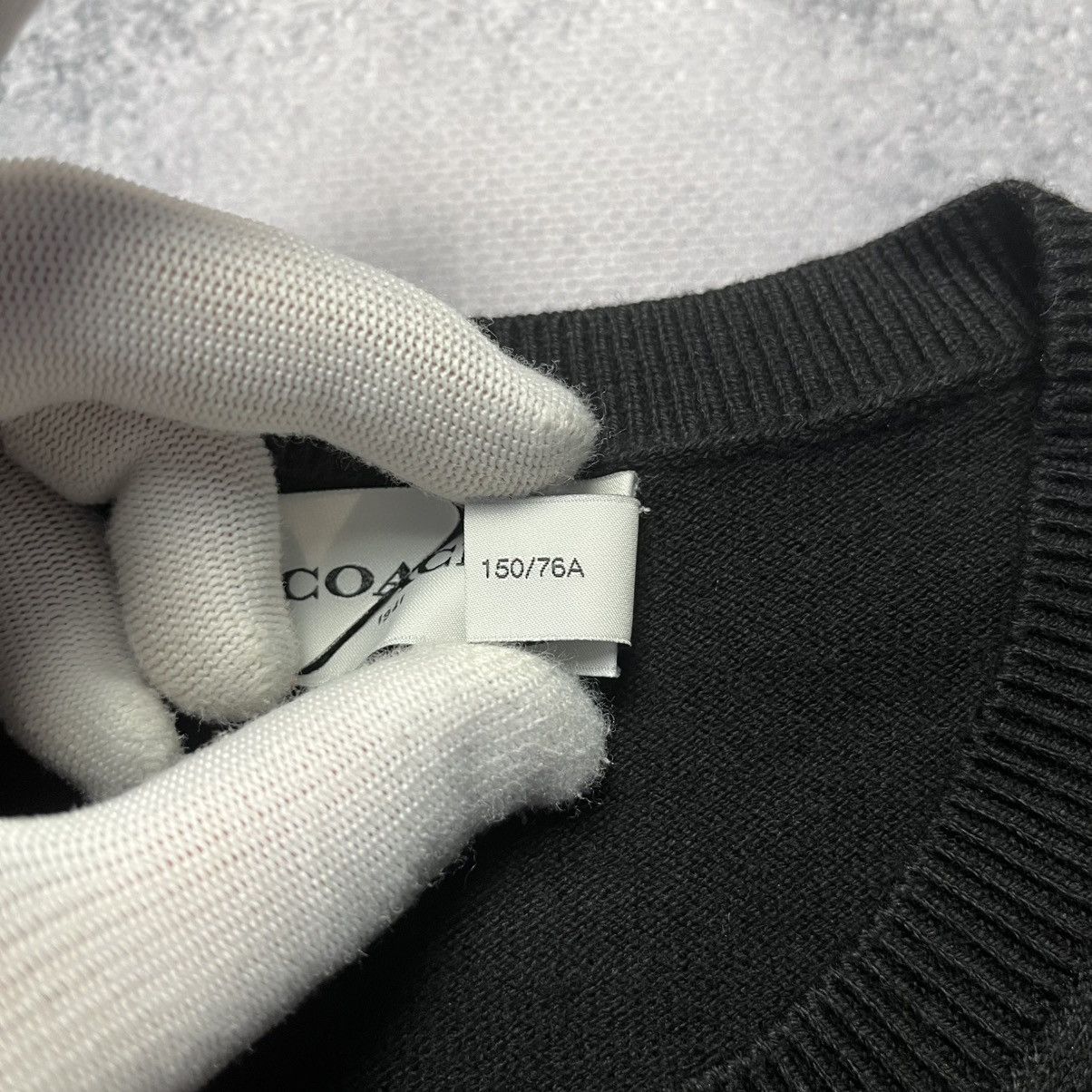 Coach Coach Black Cardigan Sweater Streetwear Luxury Designer Size XXS / US 00 / IT 34 - 6 Thumbnail