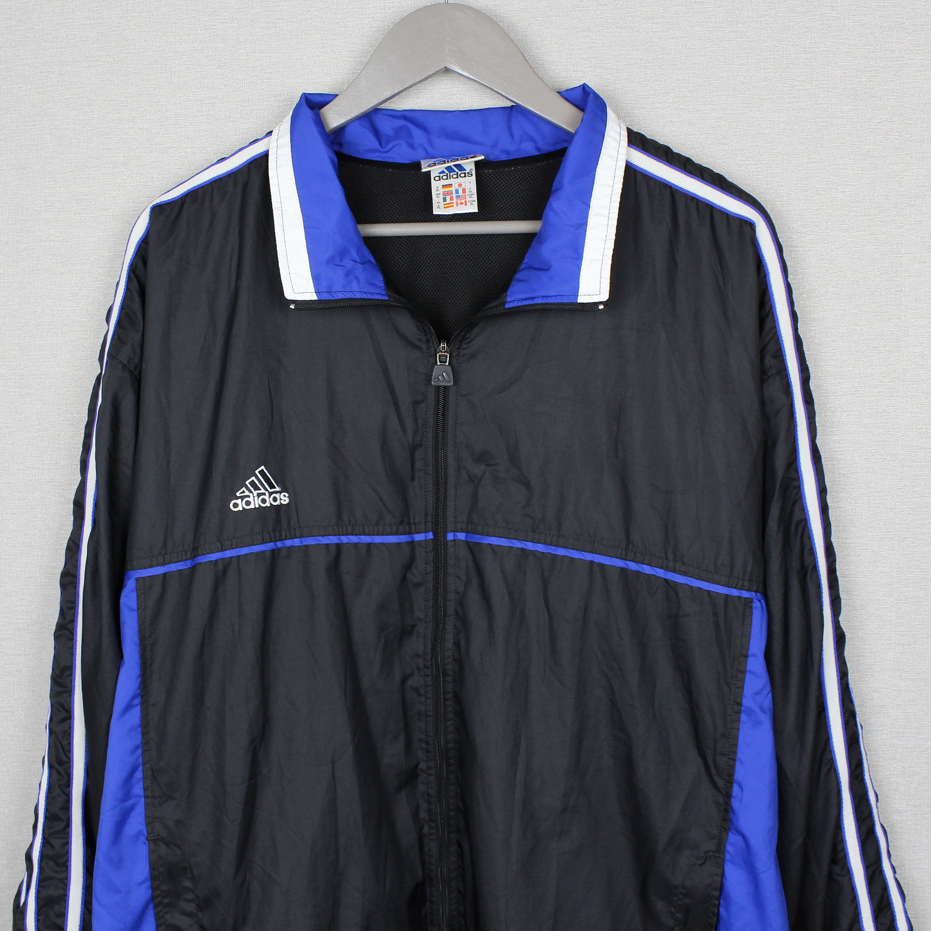 Adidas Adidas Tracksuit Jacket Windbreaker 99Y Size XL Size US XL / EU 56 / 4 - 2 Thumbnail