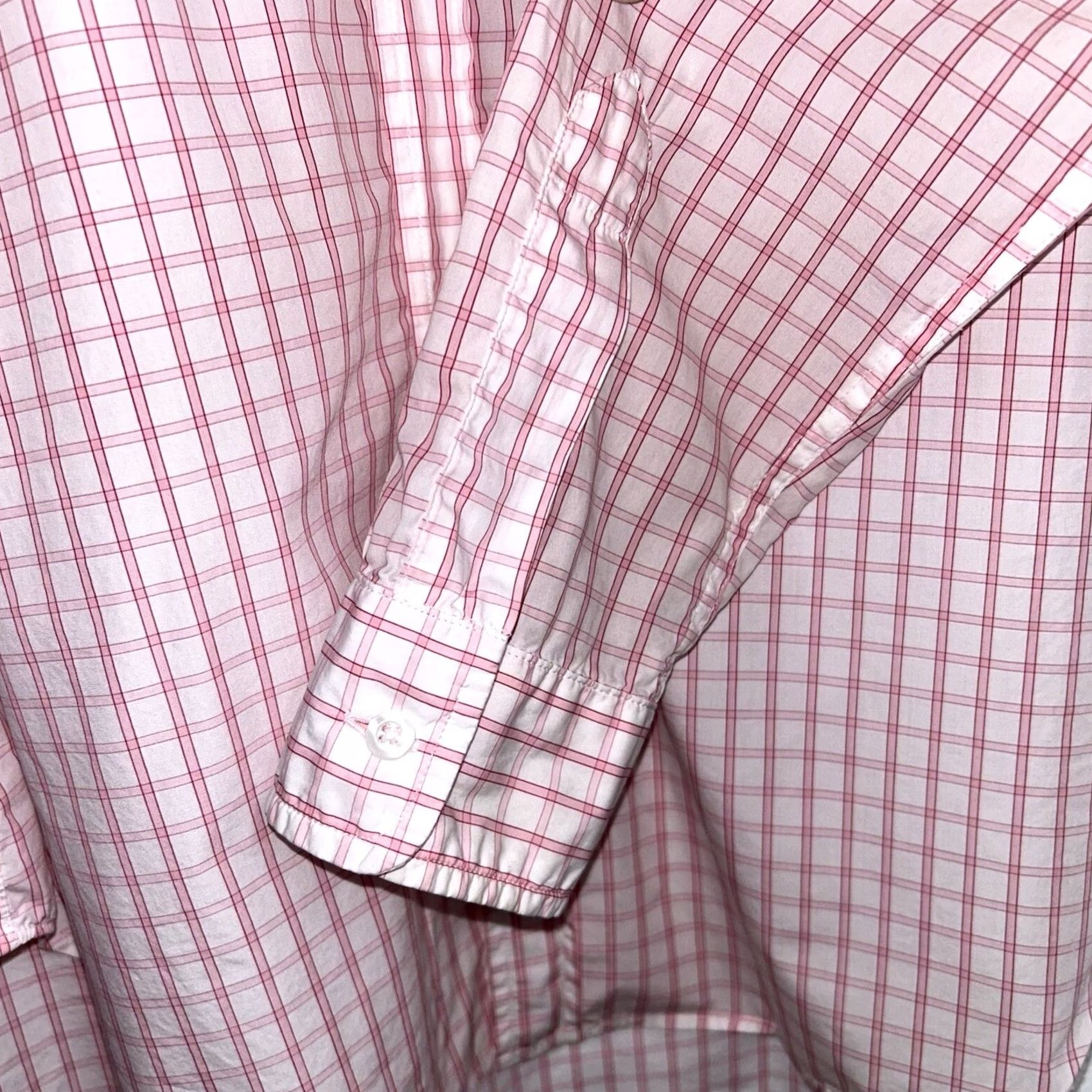 Frank & Eileen Frank & Eileen Button Up Plaid Blouse White + Pink Top Women’s Medium Size M / US 6-8 / IT 42-44 - 2 Thumbnail