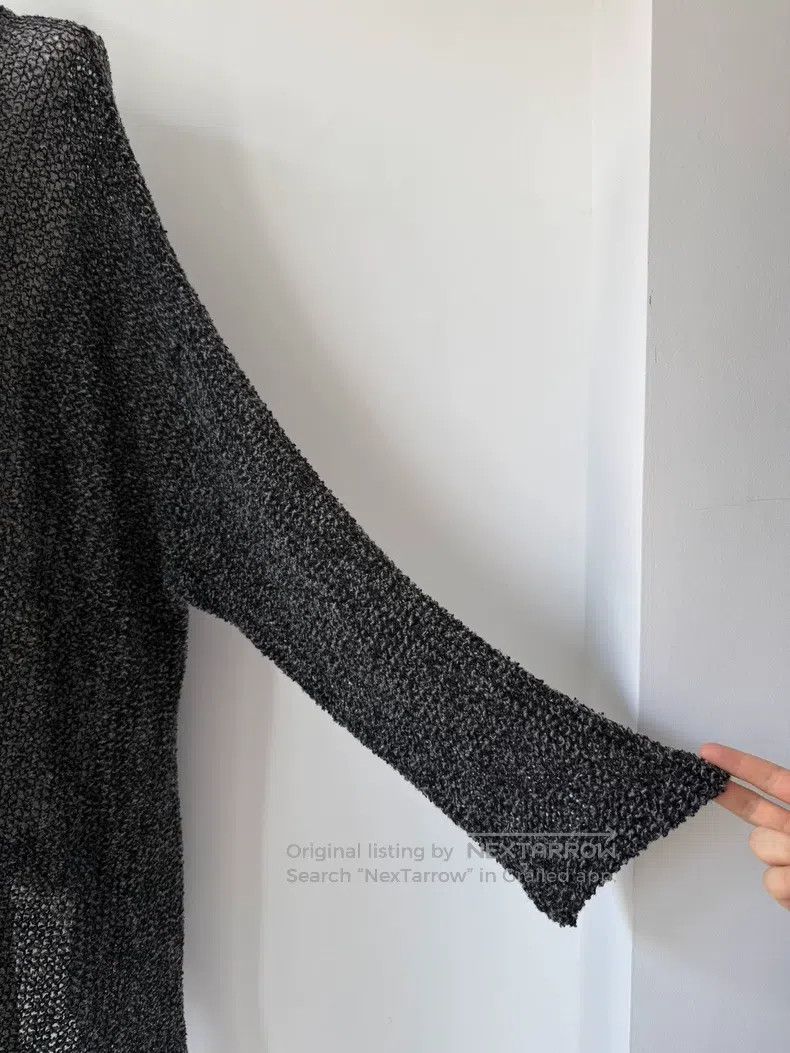 Yohji Yamamoto Yohji Yamamoto 19AW Wool Mesh See-Through Cardigan Blouse Size XS / US 0-2 / IT 36-38 - 4 Thumbnail