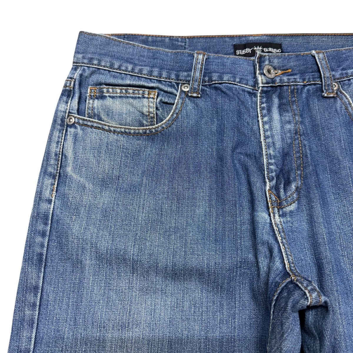 Stussy Vintage Stussy Classic Distressed Denim Jeans Size US 32 / EU 48 - 5 Thumbnail