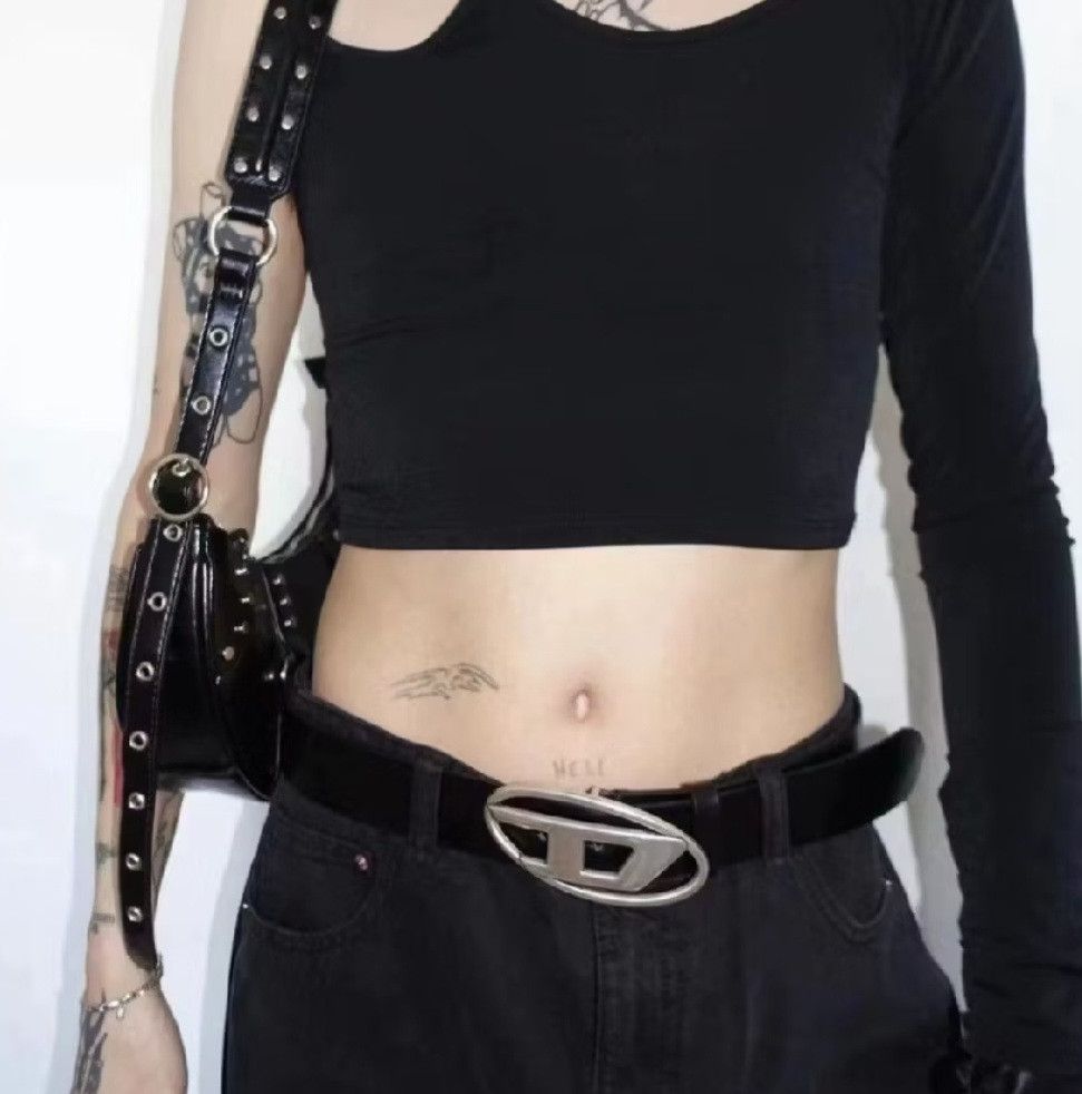 Japanese Brand 💥Harajuku unnamed streetwear black colour belt Size ONE SIZE - 1 Thumbnail