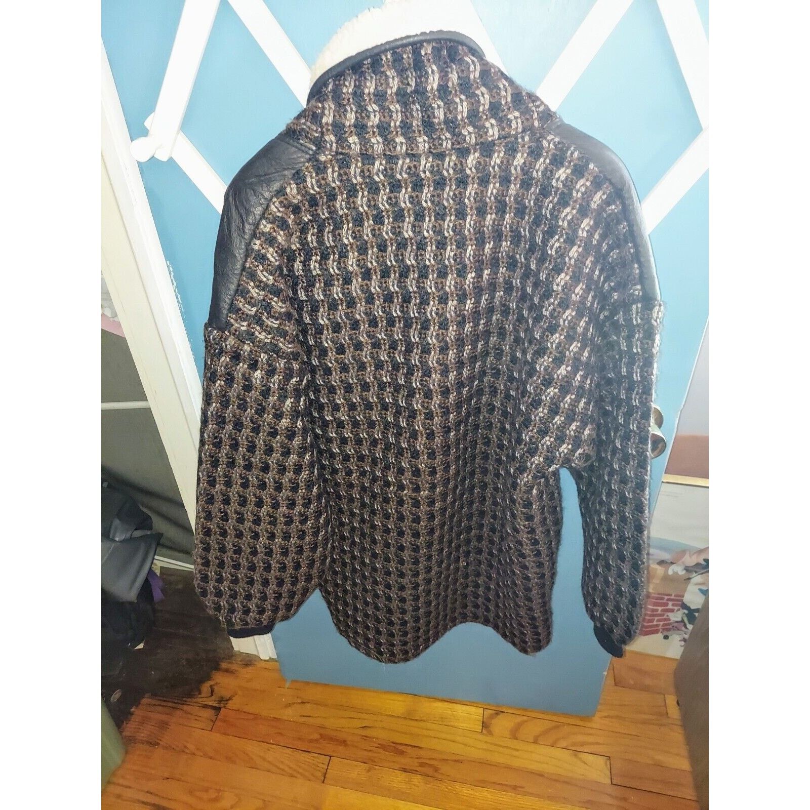 First MFG Co. first class 100% acrylic with genuine leather trim jacket Size US M / EU 48-50 / 2 - 2 Thumbnail