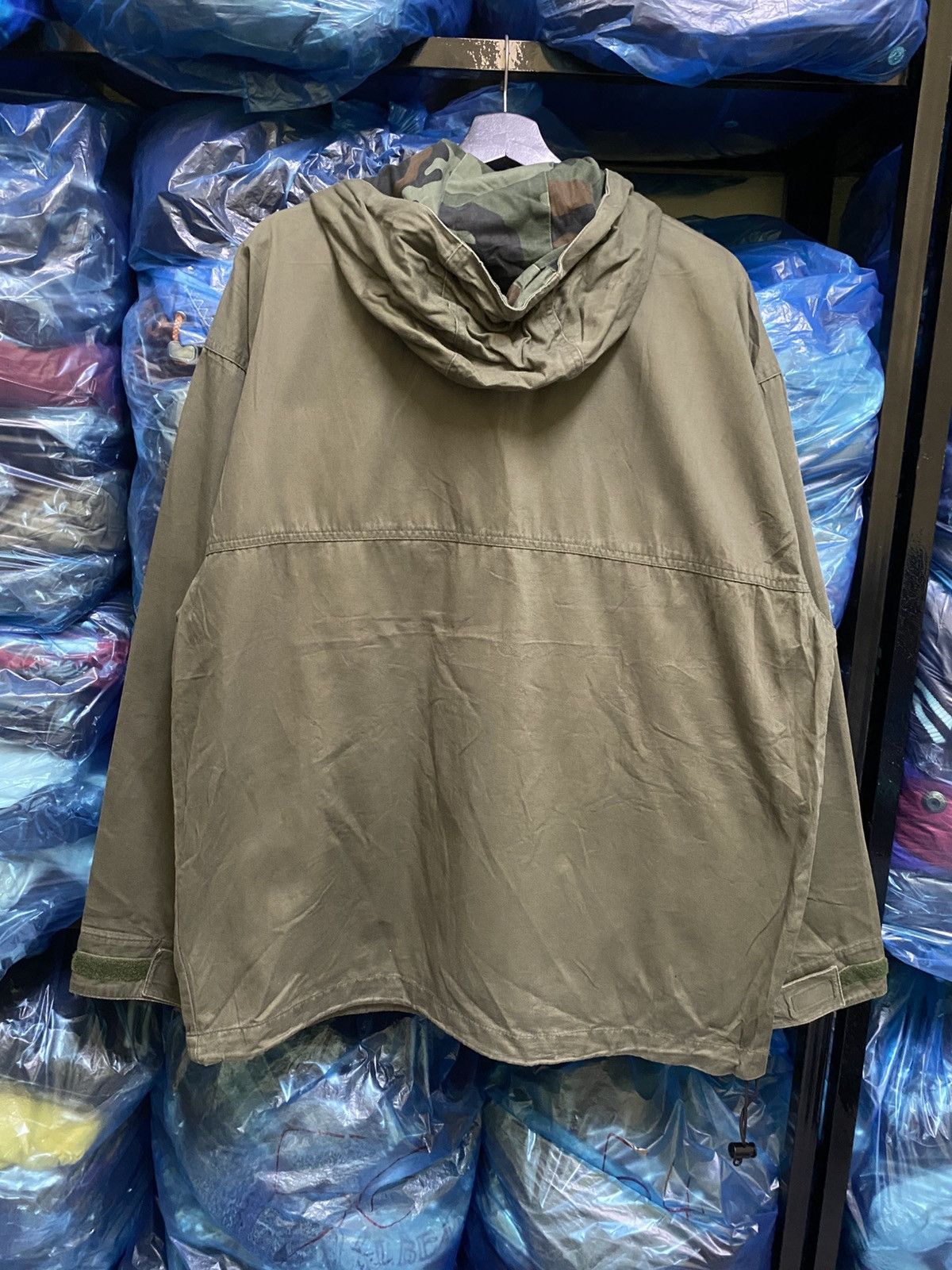 Other VINTAGE ARMY GREEN ANORAK JACKET Size US L / EU 52-54 / 3 - 5 Thumbnail