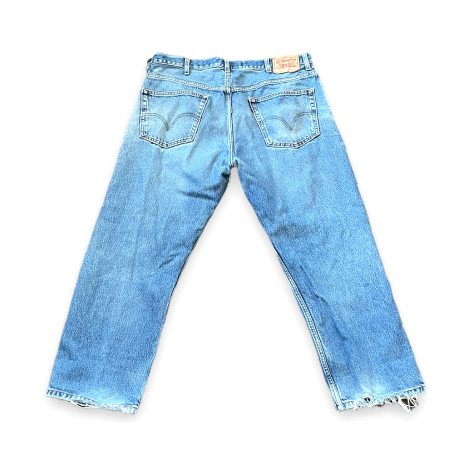 Levi's Vintage Levi's 505 Faded Denim Blue Jeans Pants 40 X 29 Distressed Washed Zipper Fly Size US 40 / EU 56 - 2 Thumbnail