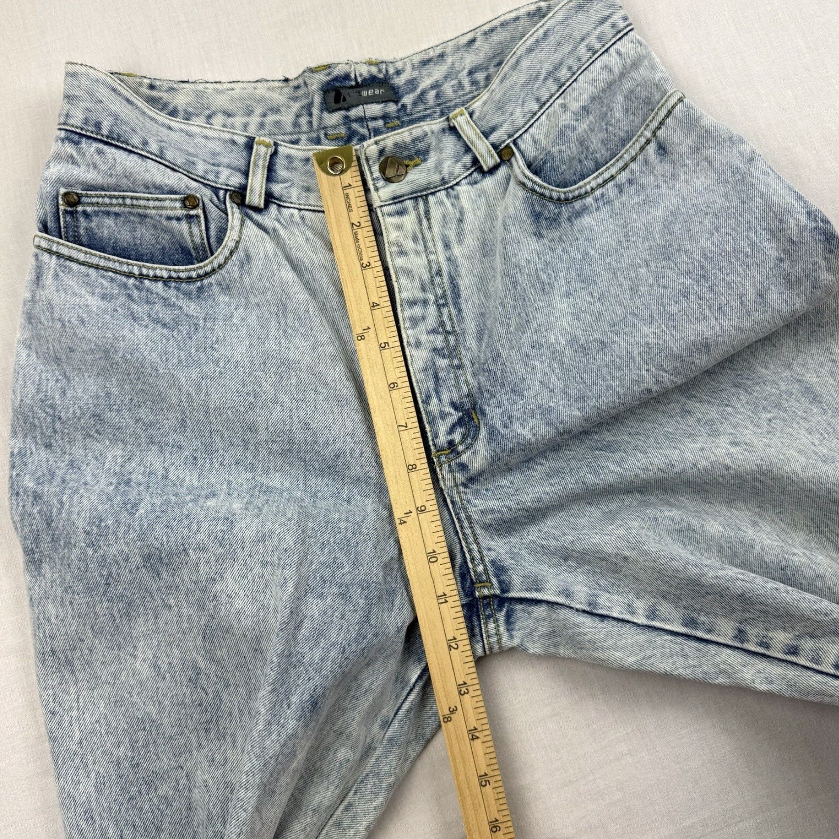 Vintage VINTAGE LizWear Jeans Womens 12 Blue High Waist Mom Jeans 90s Grunge Light Wash Jeans 90s Womens Size 34" / US 12 / IT 48 - 7 Thumbnail