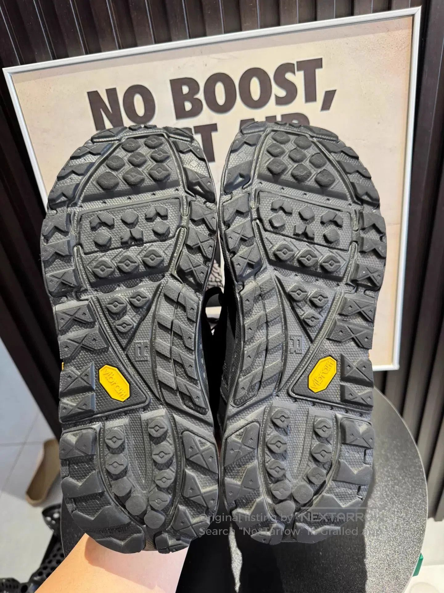 Hoka Black Athletic Shoes with Rugged Sole Size 11. Size US 11 / EU 44 - 7 Thumbnail