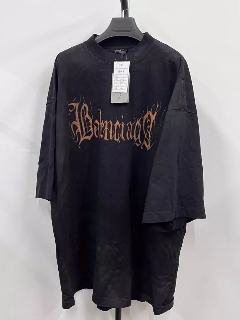 Balenciaga Balenciaga SS23 Abstract Logo monogrammed printed short sle Size US L / EU 52-54 / 3 - 1 Thumbnail