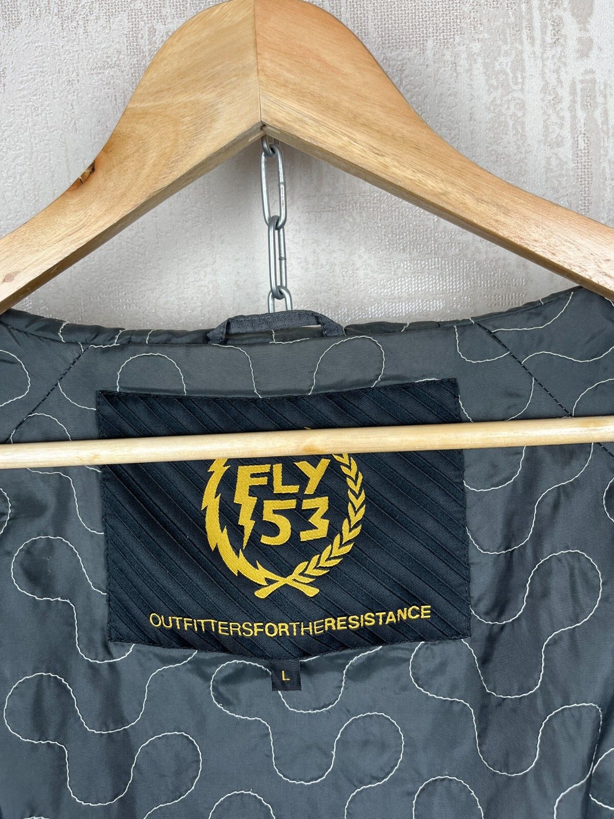 Other Fly53 Hooded Windbreaker Nylon Camo? Jacket Lightly Padded Size US L / EU 52-54 / 3 - 5 Thumbnail