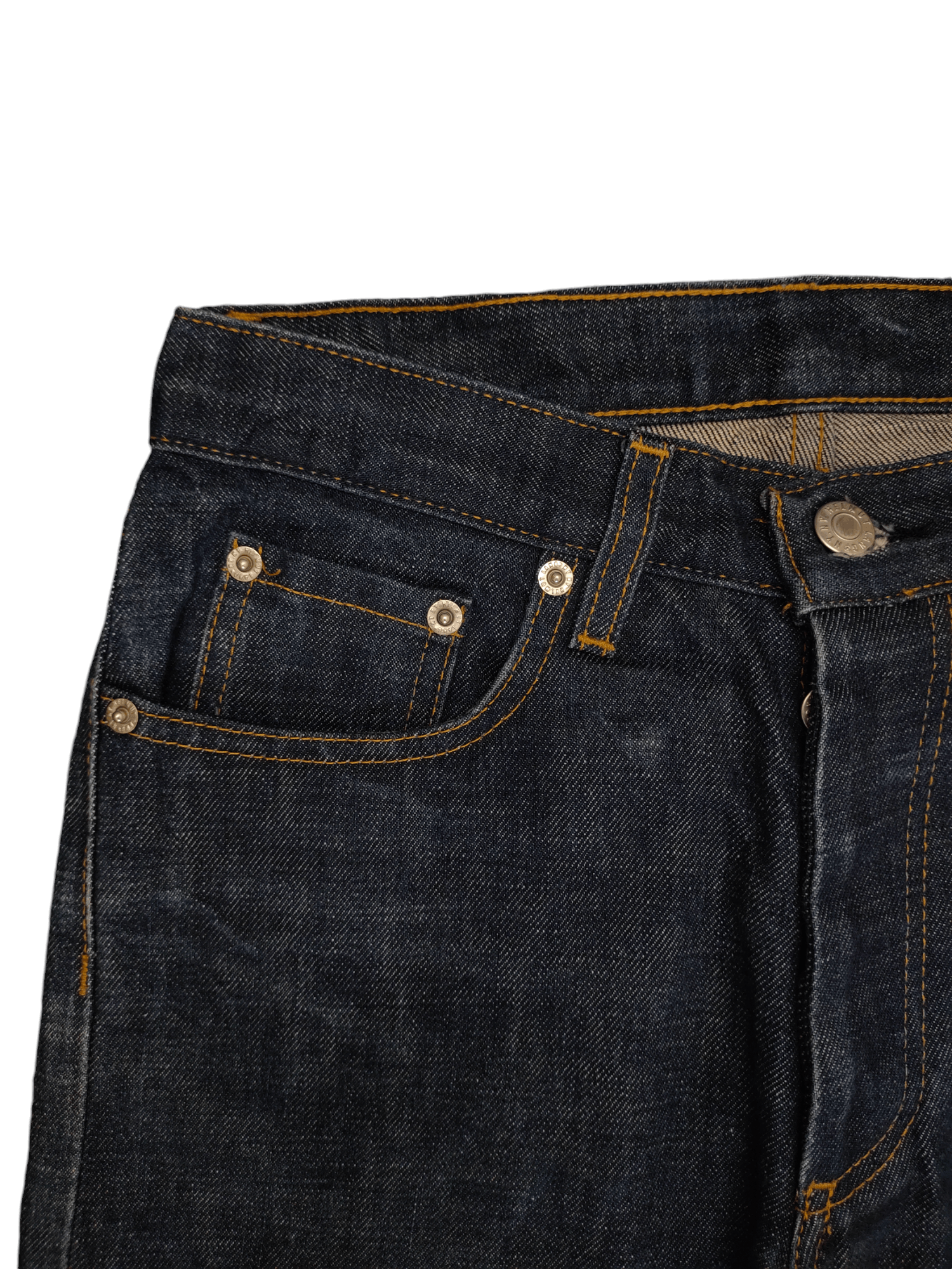 Helmut Lang 90s Helmut Lang Italian Cut Classic Raw Denim Jeans Size US 27 - 3 Thumbnail