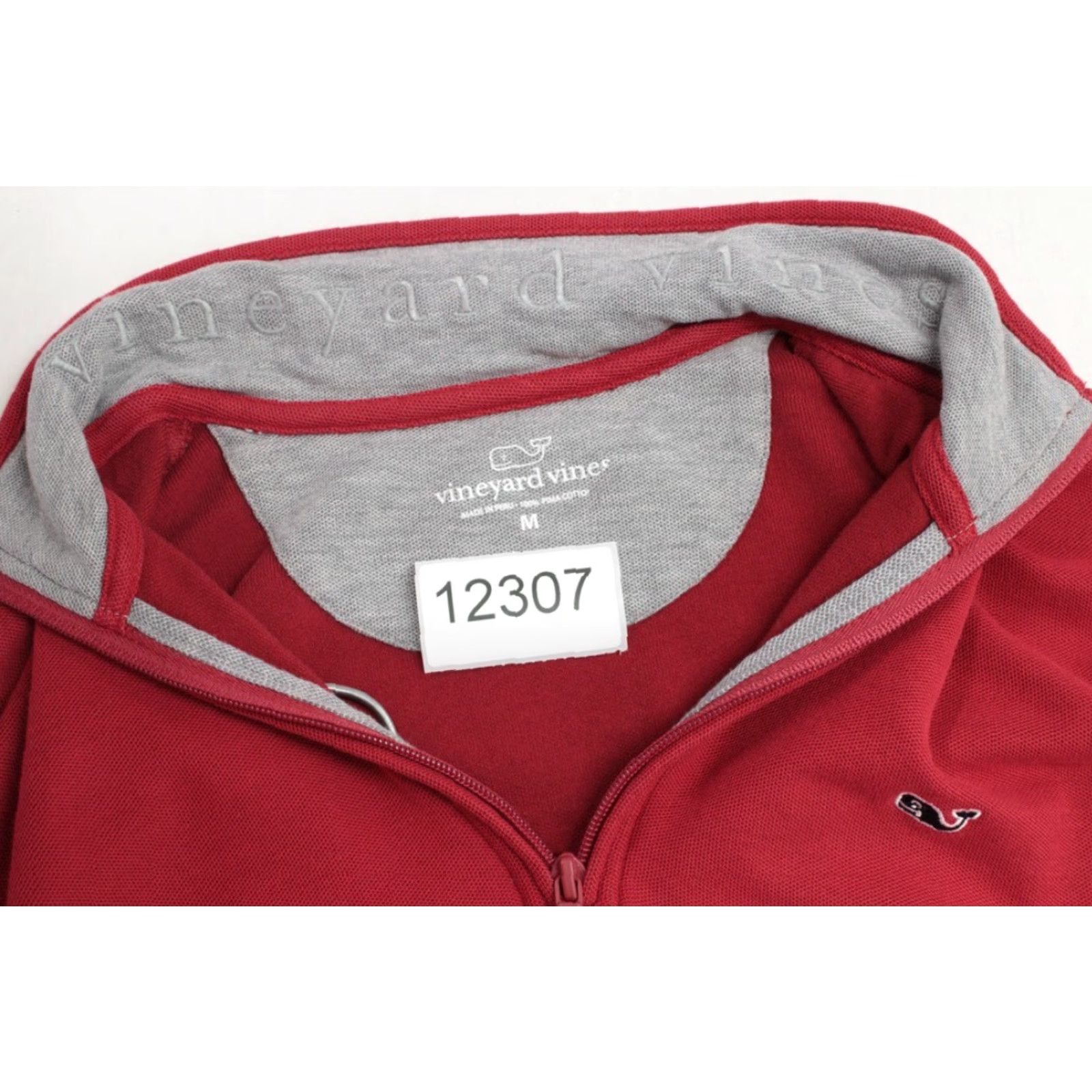 Vineyard Vines Vineyard Vines Sweatshirt Men's Medium Red Henley Long Sleeve 1/4 Zip Preppy Size US M / EU 48-50 / 2 - 7 Thumbnail