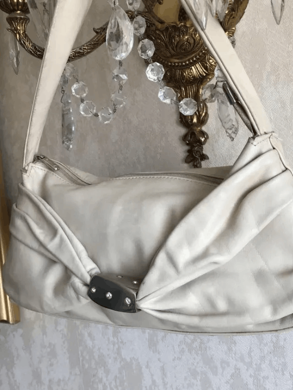 Melissa 90s Vintage Cream Beige Leather handbag by Melissa Size ONE SIZE - 1 Thumbnail
