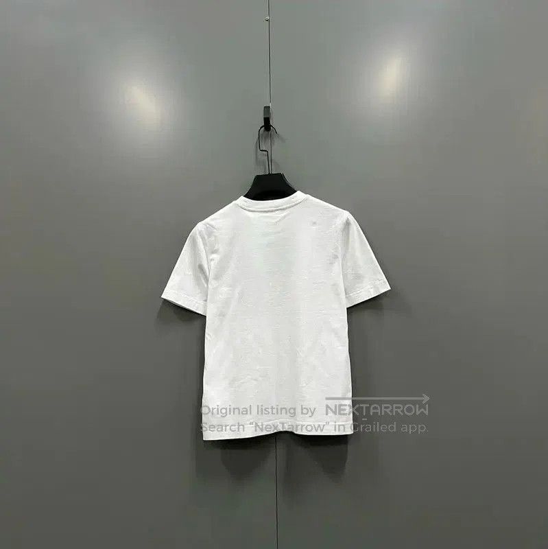 Burberry Burberry White Summer Cotton Short Sleeve Tee. Size M / US 6-8 / IT 42-44 - 2 Thumbnail