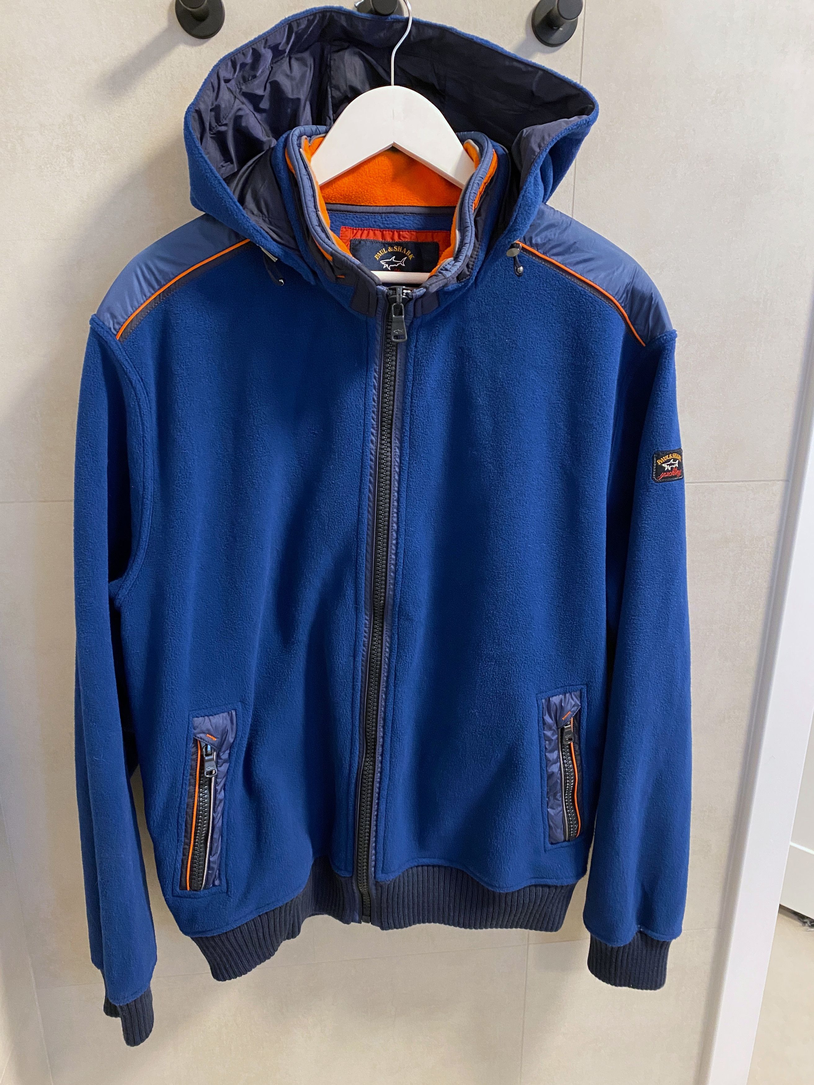 Italian Designers Paul Shark Paul Shark Competition hooded full zip fleece jacket s XXL Grailed