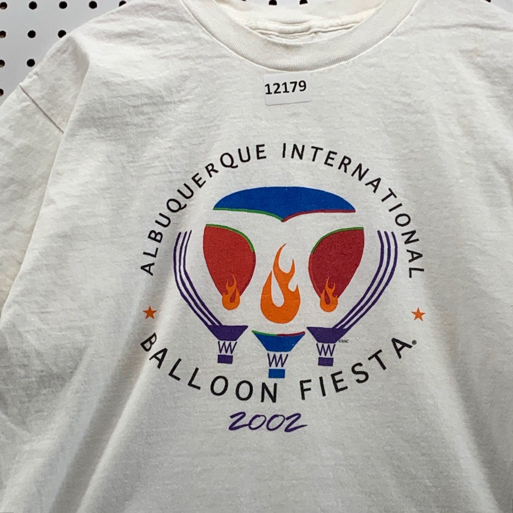 Vintage Vintage Albuquerque Balloon Fiesta 2002 T-Shirt Adult Large Crew Neck Logo Graphic 90s White Size US L / EU 52-54 / 3 - 6 Thumbnail
