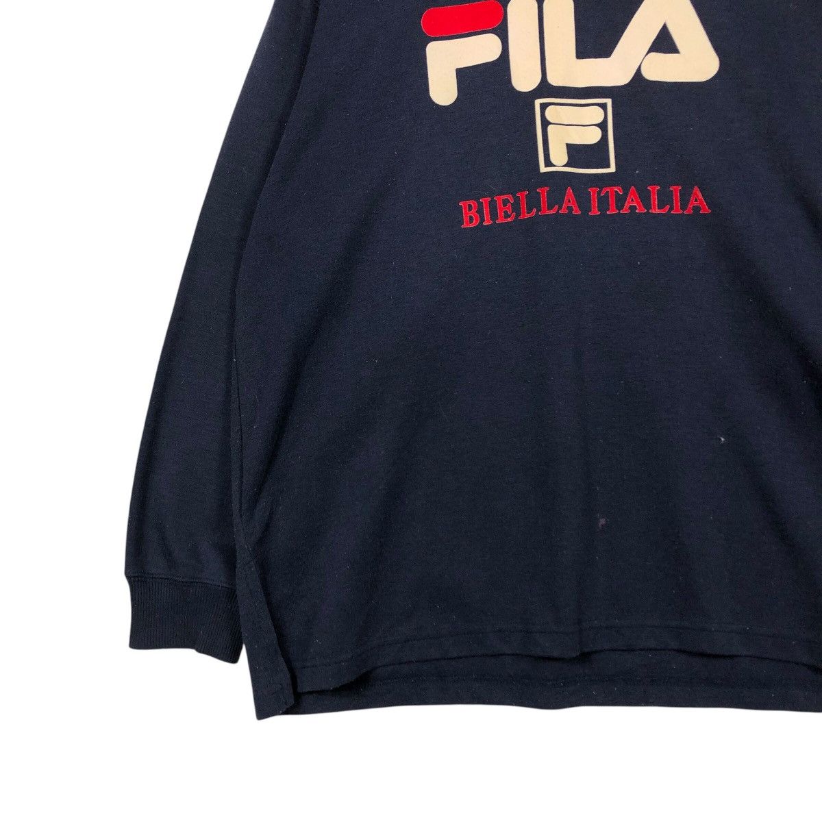 Fila × Japanese Brand 📌Vintage Sweatshirt Fila Big Logo Spell Out Design Size US M / EU 48-50 / 2 - 5 Thumbnail