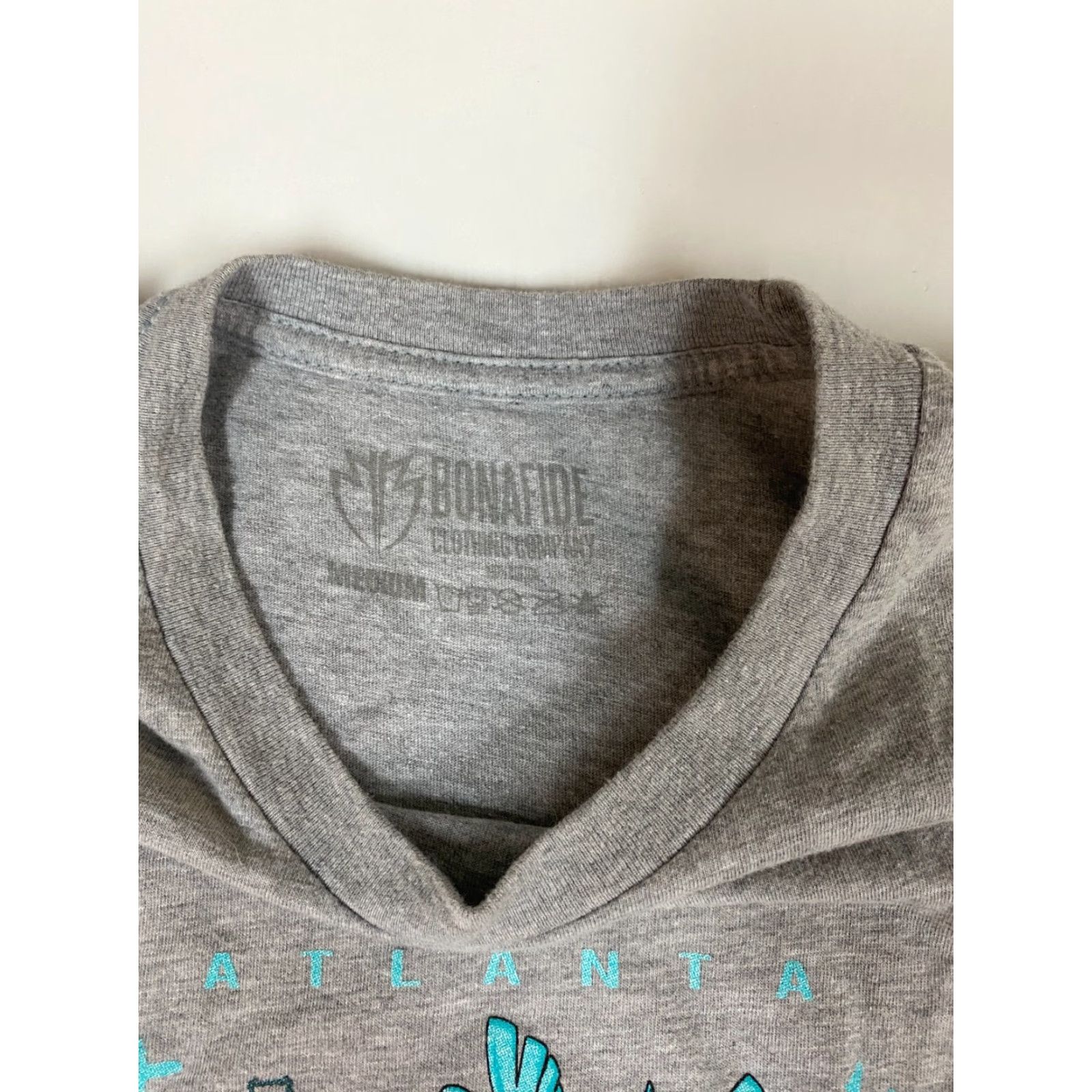 Vintage Bonafide Mens T-Shirt M Gray Pokemon Logo 90s Space American University Cotton Crew Neck Short Sleeve Regular Vintage No holes or tears Size US M / EU 48-50 / 2 - 4 Thumbnail