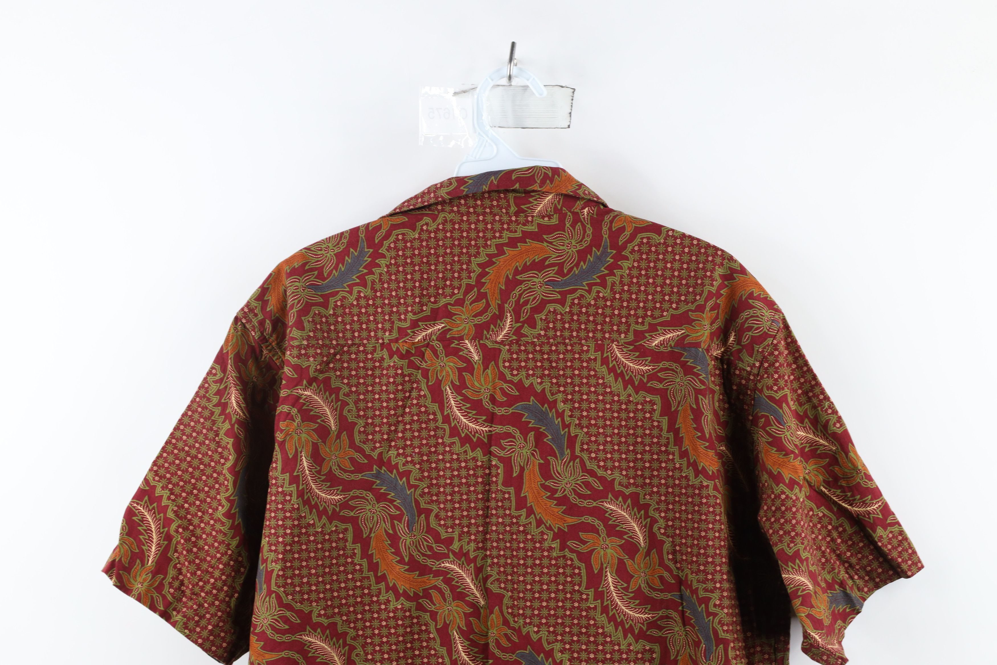 Vintage Vintage 90s Streetwear Paisley Camp Collar Button Shirt Size US XL / EU 56 / 4 - 9 Thumbnail