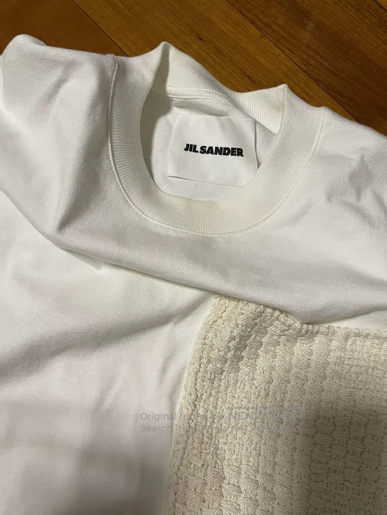 Jil Sander Jil Sander White wool knit pocket short sleeves Size M / US 6-8 / IT 42-44 - 2 Thumbnail