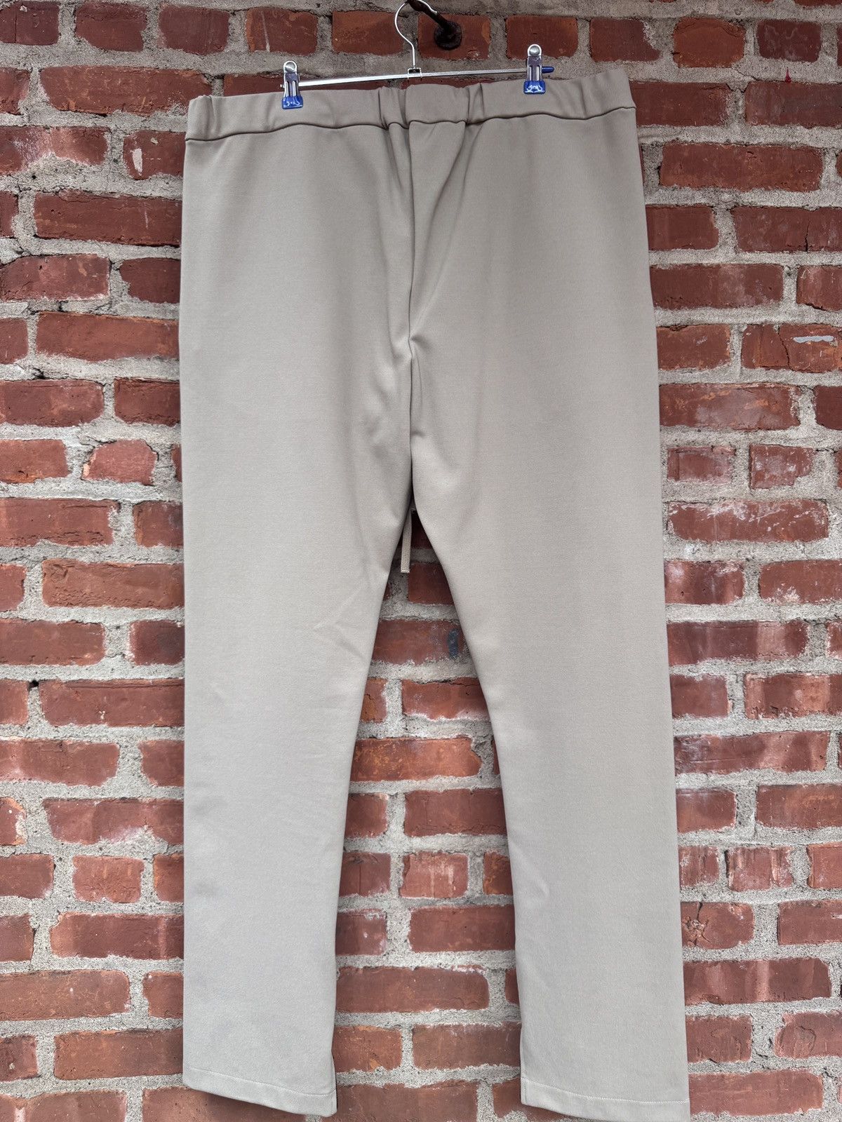 Fear of god viscose tricot slim pant w/ zippers