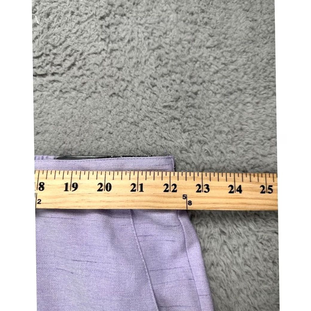 Vintage Alfred Dunner Pants Womens 24W Plus Light Purple Classic Fit Elastic Waist NEW Size 42" / US 20 - 7 Thumbnail