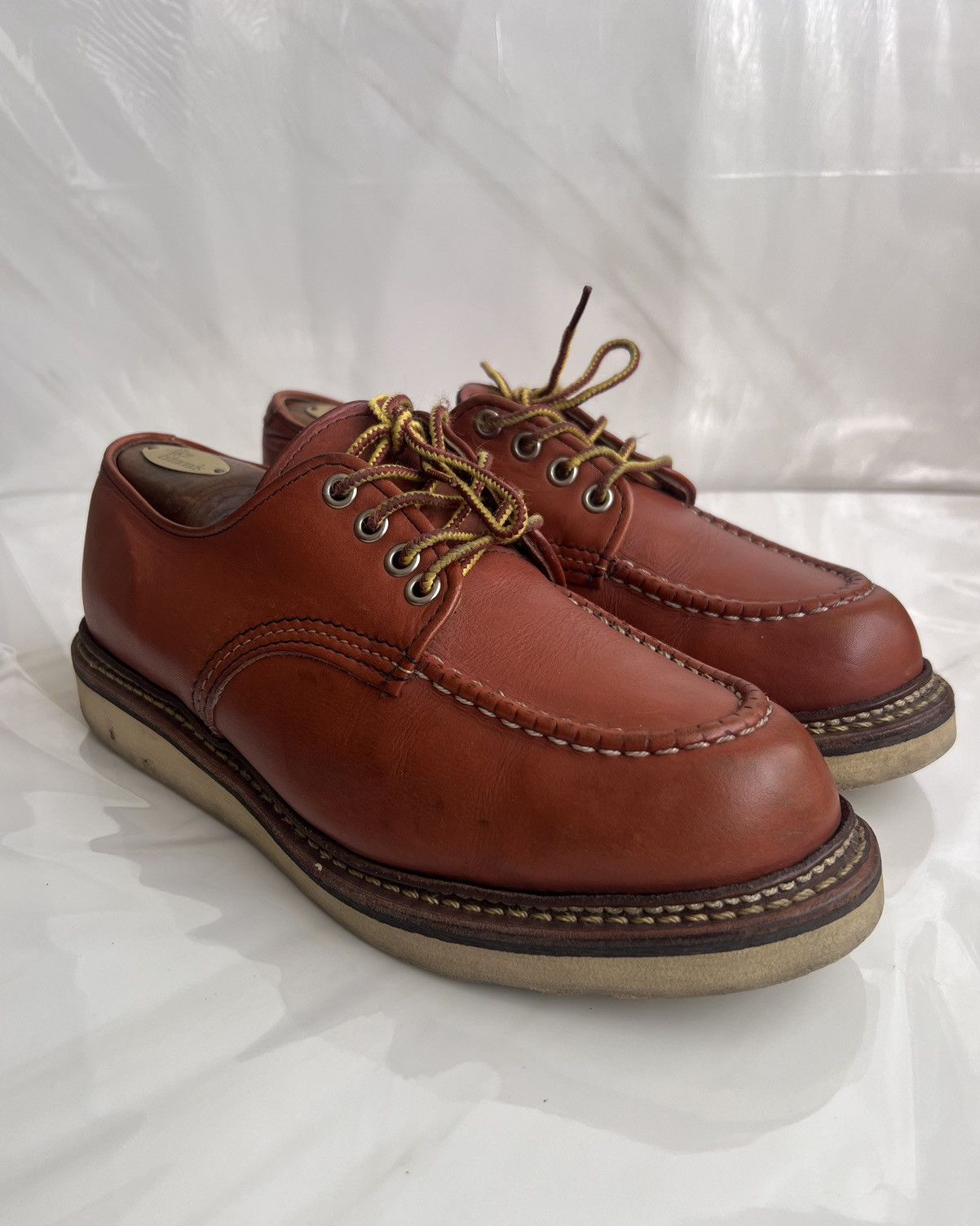 Red Wing Red wing #8103 Moc toe oxford brown leather boot size 7 D Size US 7 / EU 40 - 1 Thumbnail