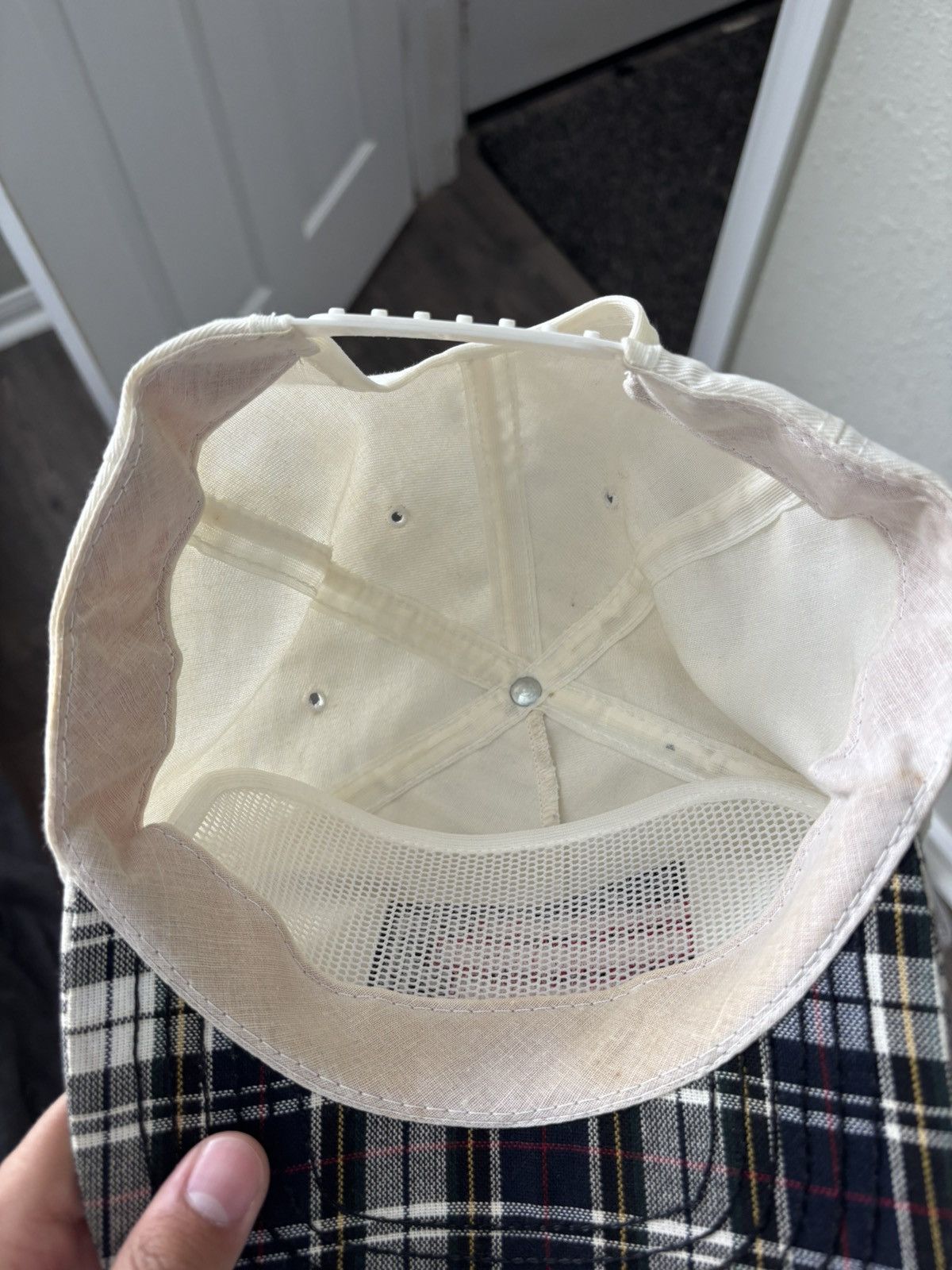 Vintage 80s Made in USA Monday Night Football Plaid Hat Size ONE SIZE - 5 Thumbnail